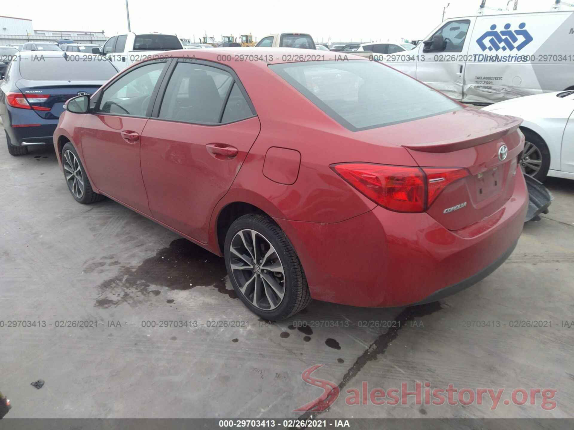 5YFBURHE7HP613509 2017 TOYOTA COROLLA