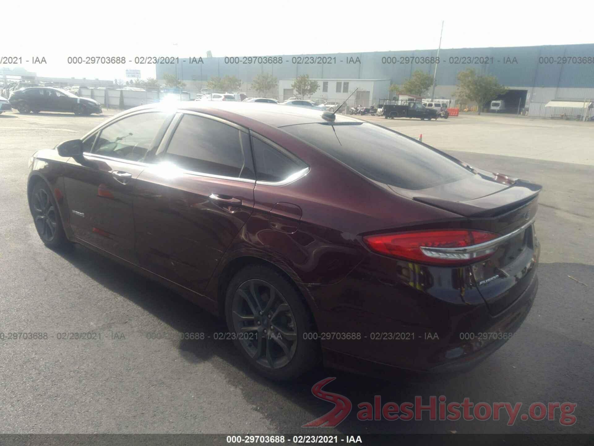 3FA6P0LU2JR167956 2018 FORD FUSION HYBRID