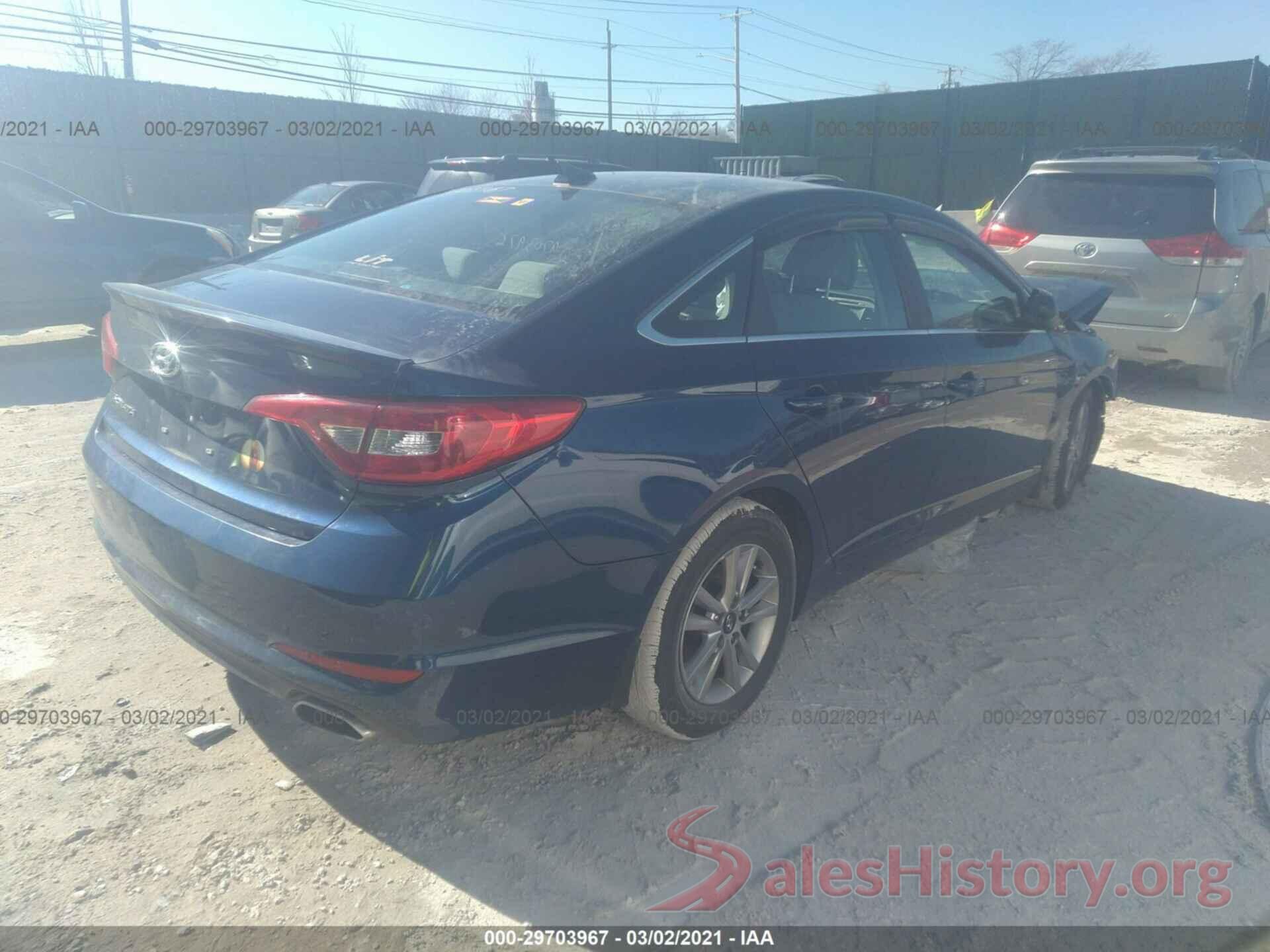 5NPE24AFXGH302936 2016 HYUNDAI SONATA