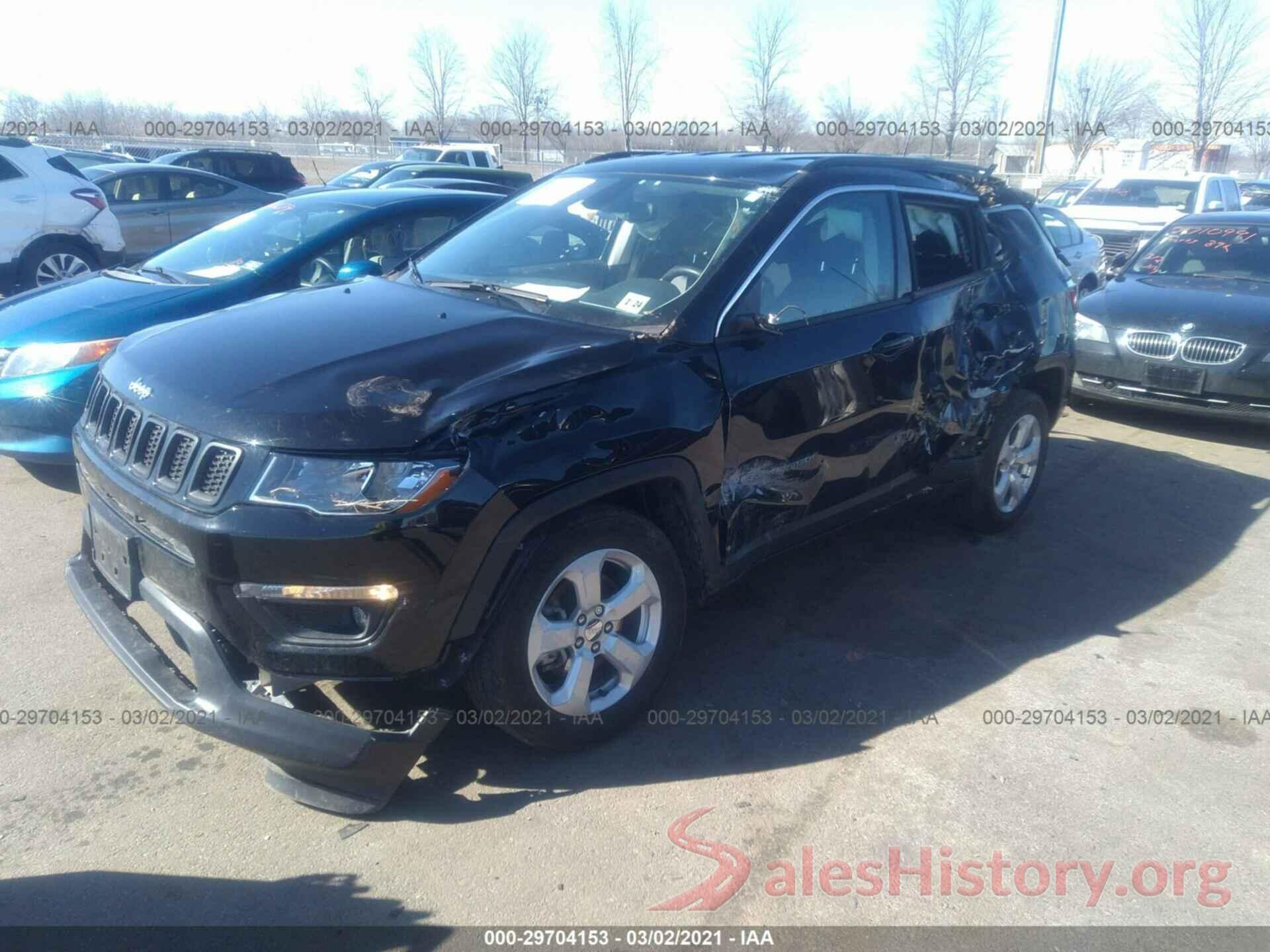 3C4NJDBBXKT593638 2019 JEEP COMPASS