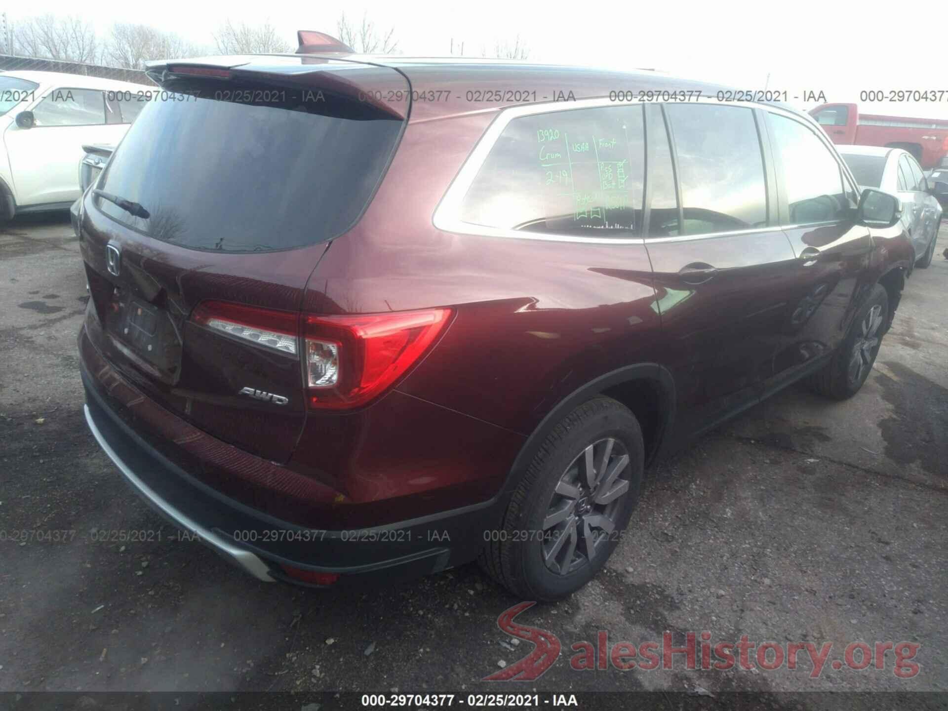 5FNYF6H54LB013571 2020 HONDA PILOT