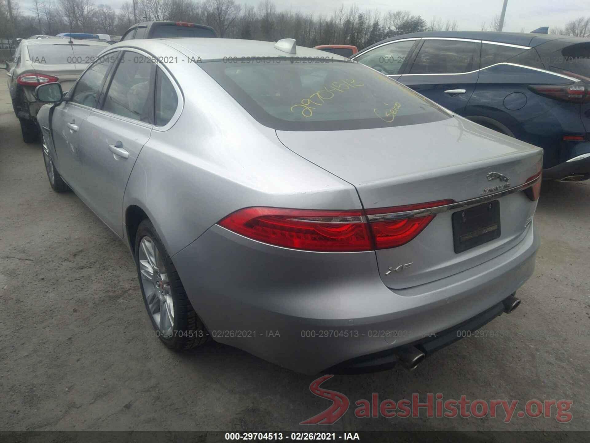 SAJBJ4BV9GCY19492 2016 JAGUAR XF