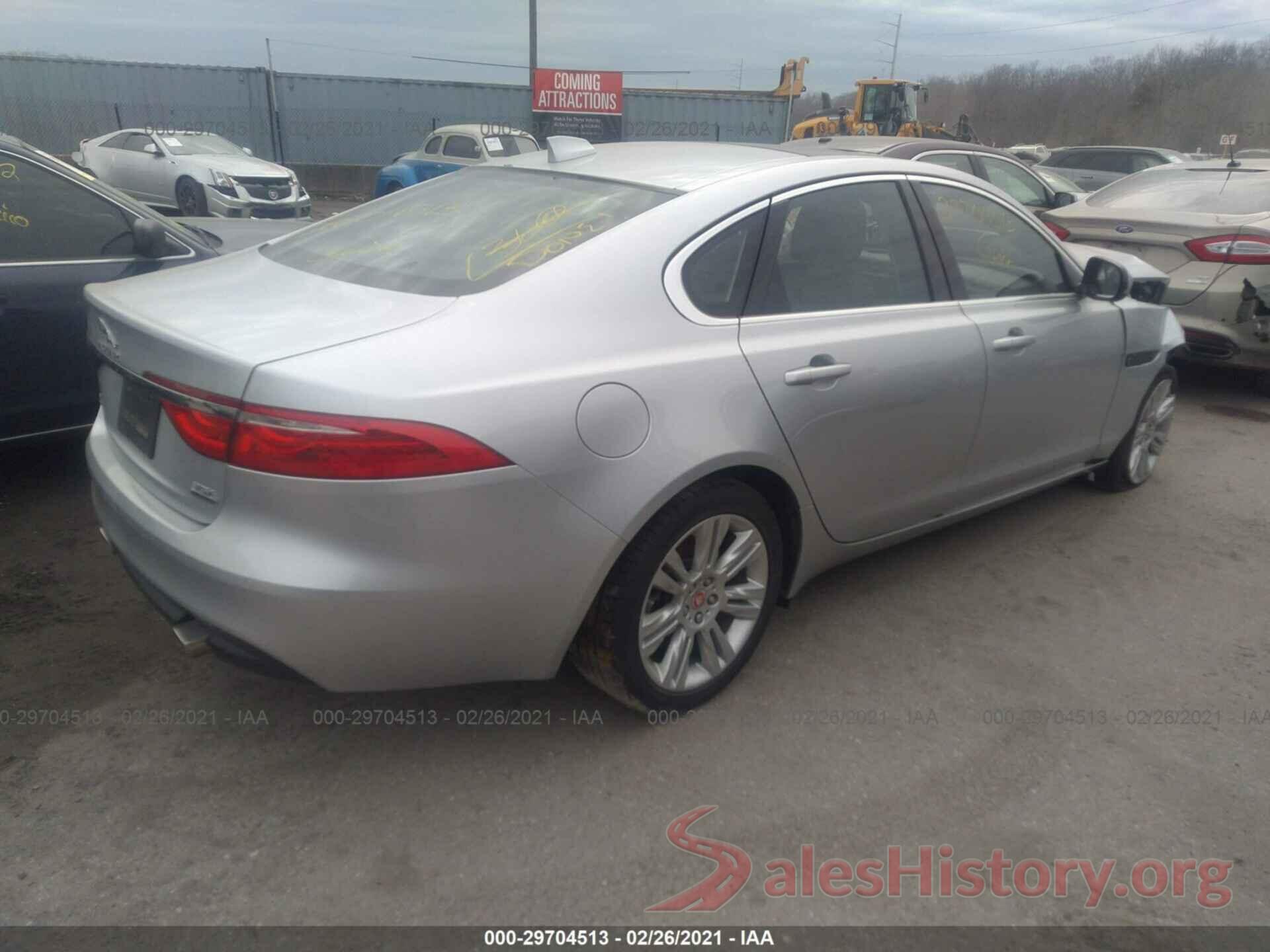 SAJBJ4BV9GCY19492 2016 JAGUAR XF