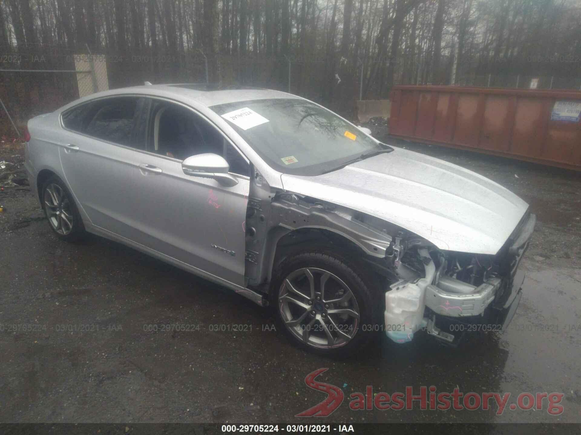 3FA6P0RU7KR224001 2019 FORD FUSION HYBRID