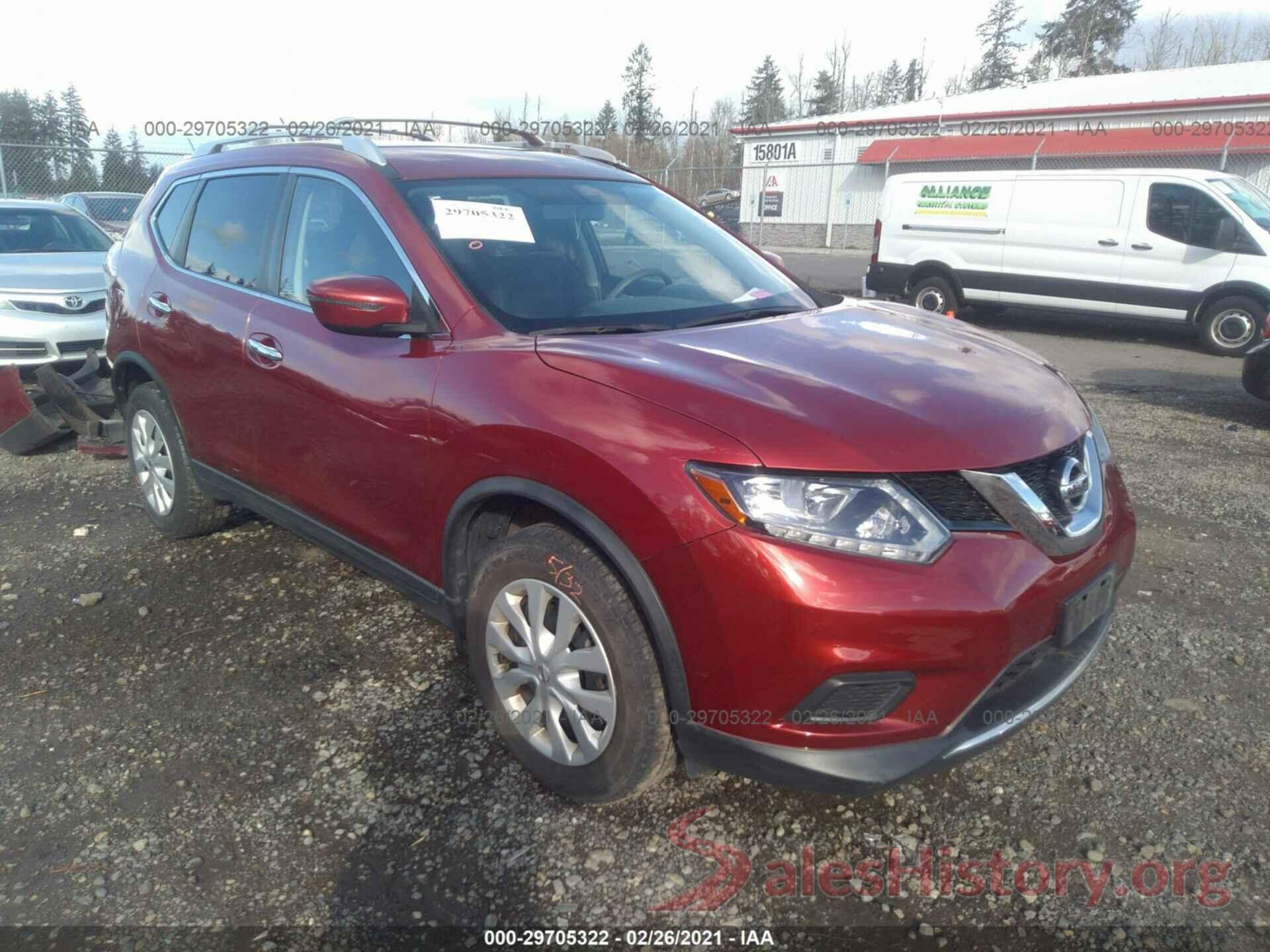 KNMAT2MV1GP632391 2016 NISSAN ROGUE