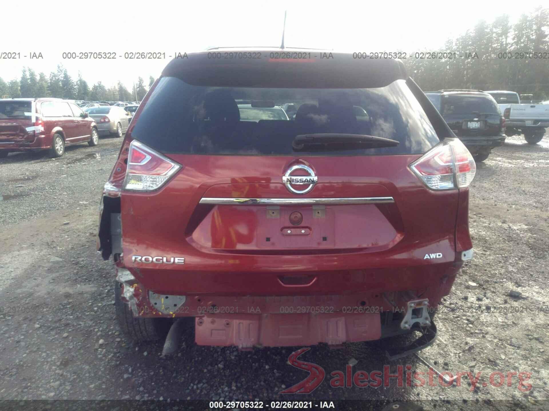 KNMAT2MV1GP632391 2016 NISSAN ROGUE