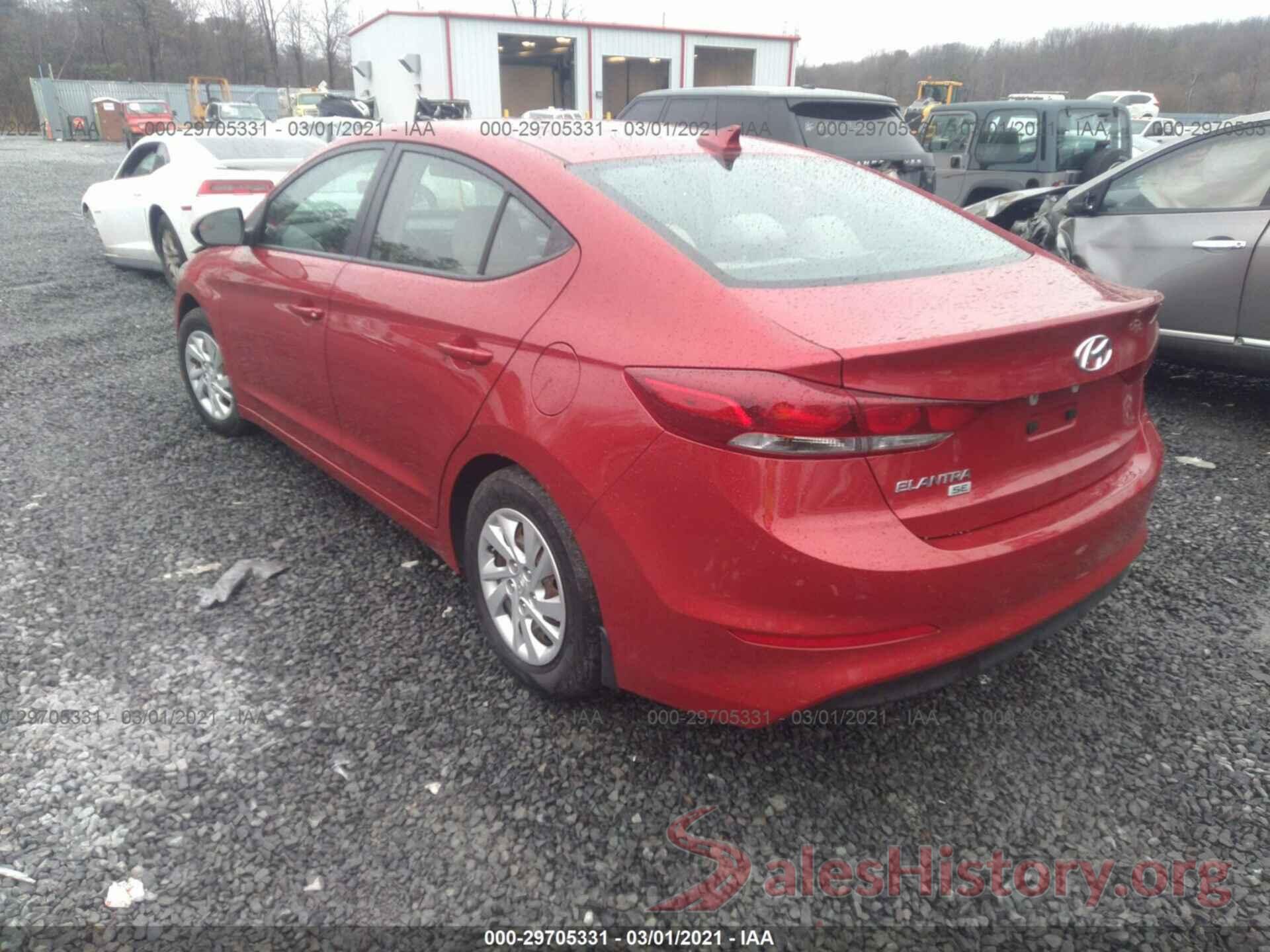 5NPD74LF3HH037174 2017 HYUNDAI ELANTRA