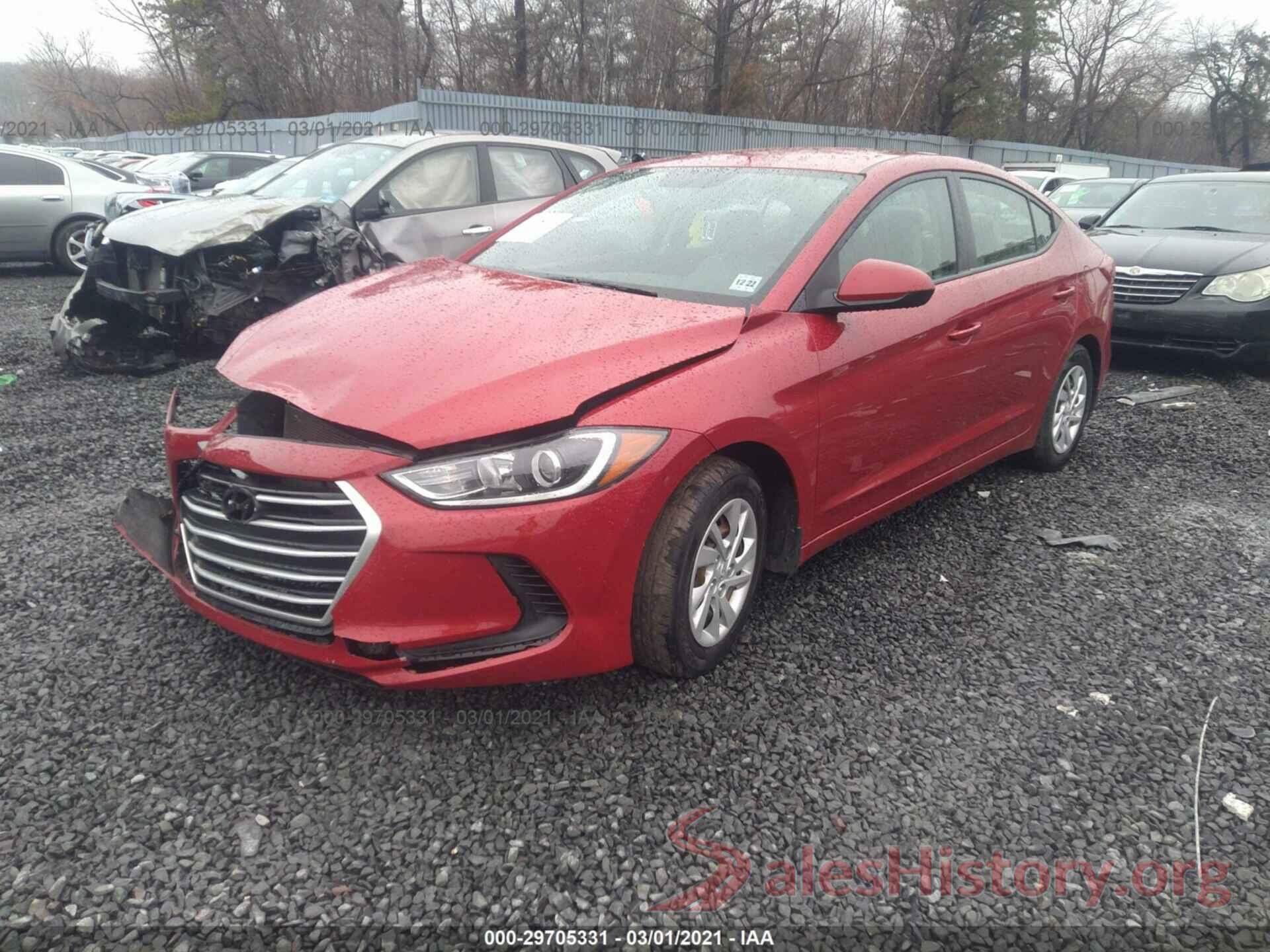 5NPD74LF3HH037174 2017 HYUNDAI ELANTRA