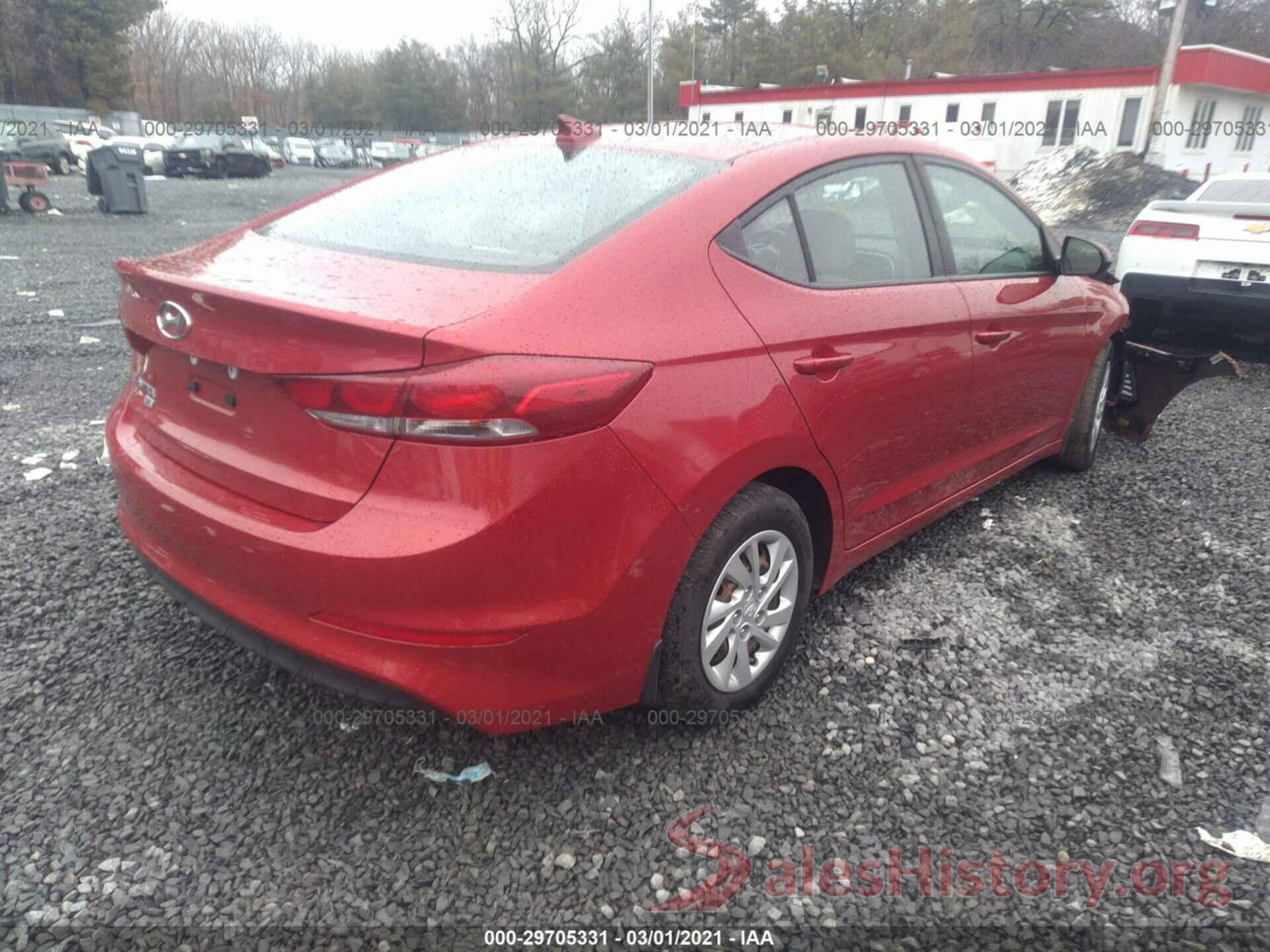 5NPD74LF3HH037174 2017 HYUNDAI ELANTRA