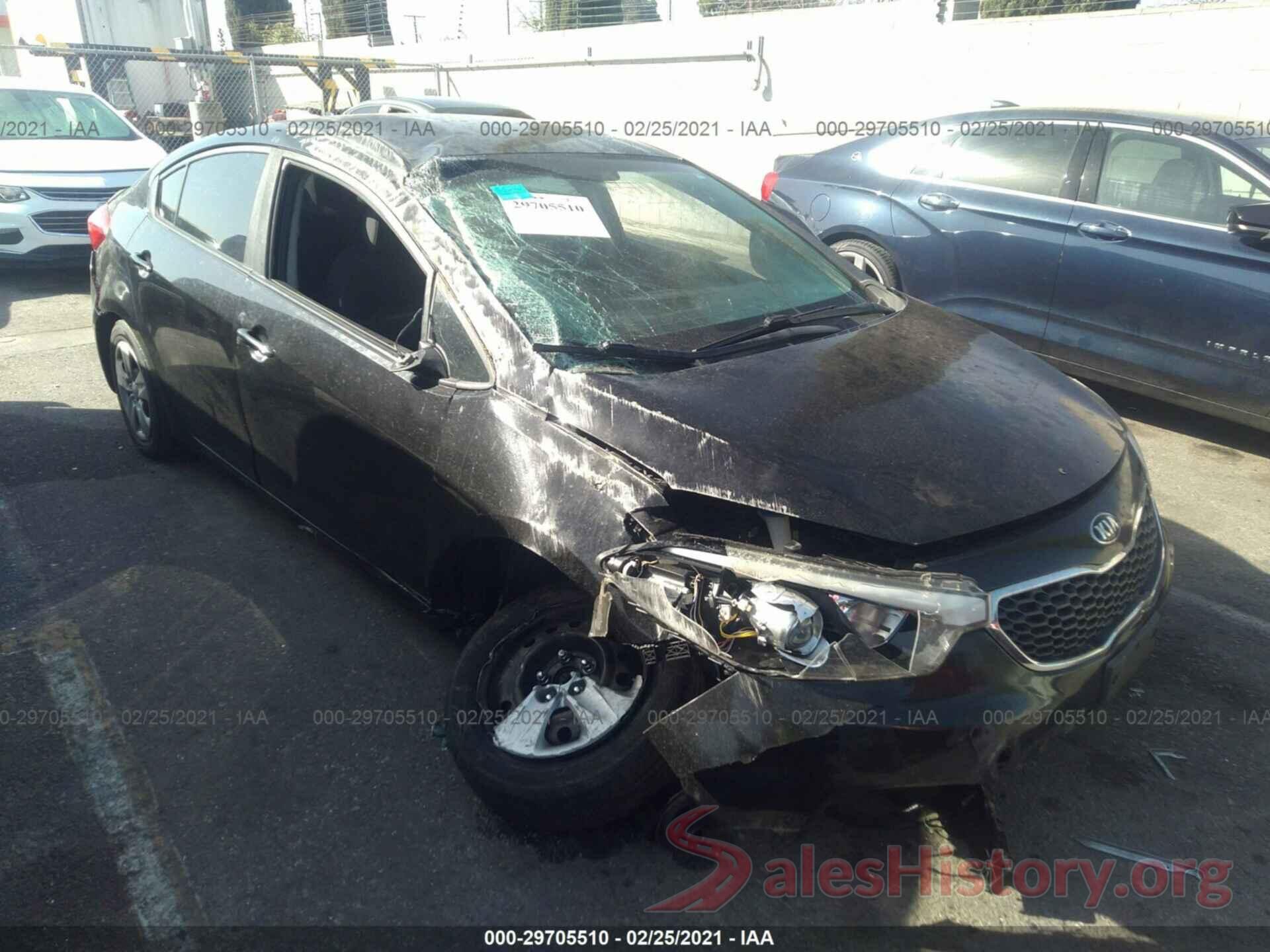 KNAFK4A65G5530747 2016 KIA FORTE