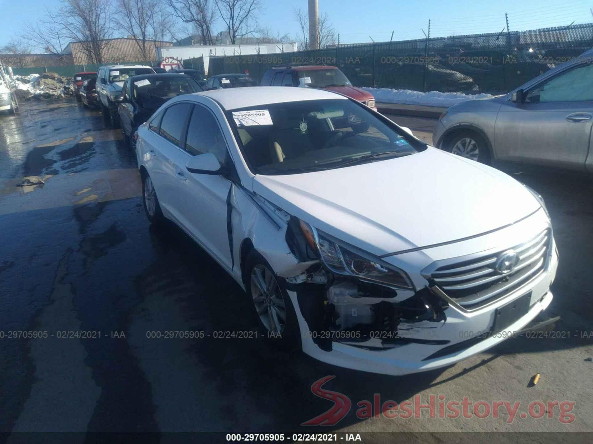 5NPE24AF5GH395252 2016 HYUNDAI SONATA