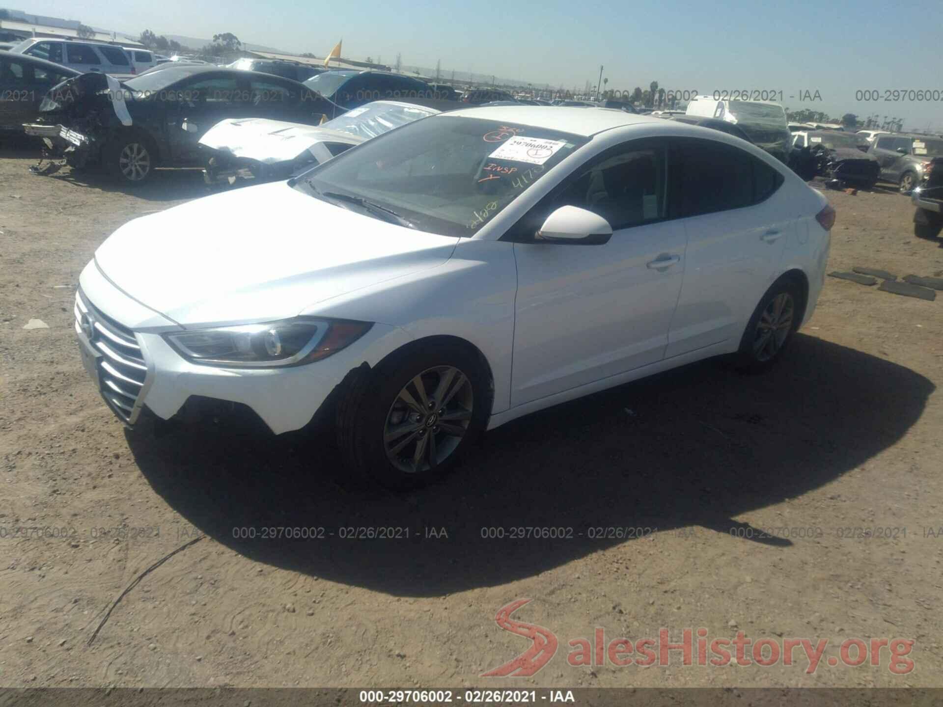 5NPD84LF9HH143464 2017 HYUNDAI ELANTRA