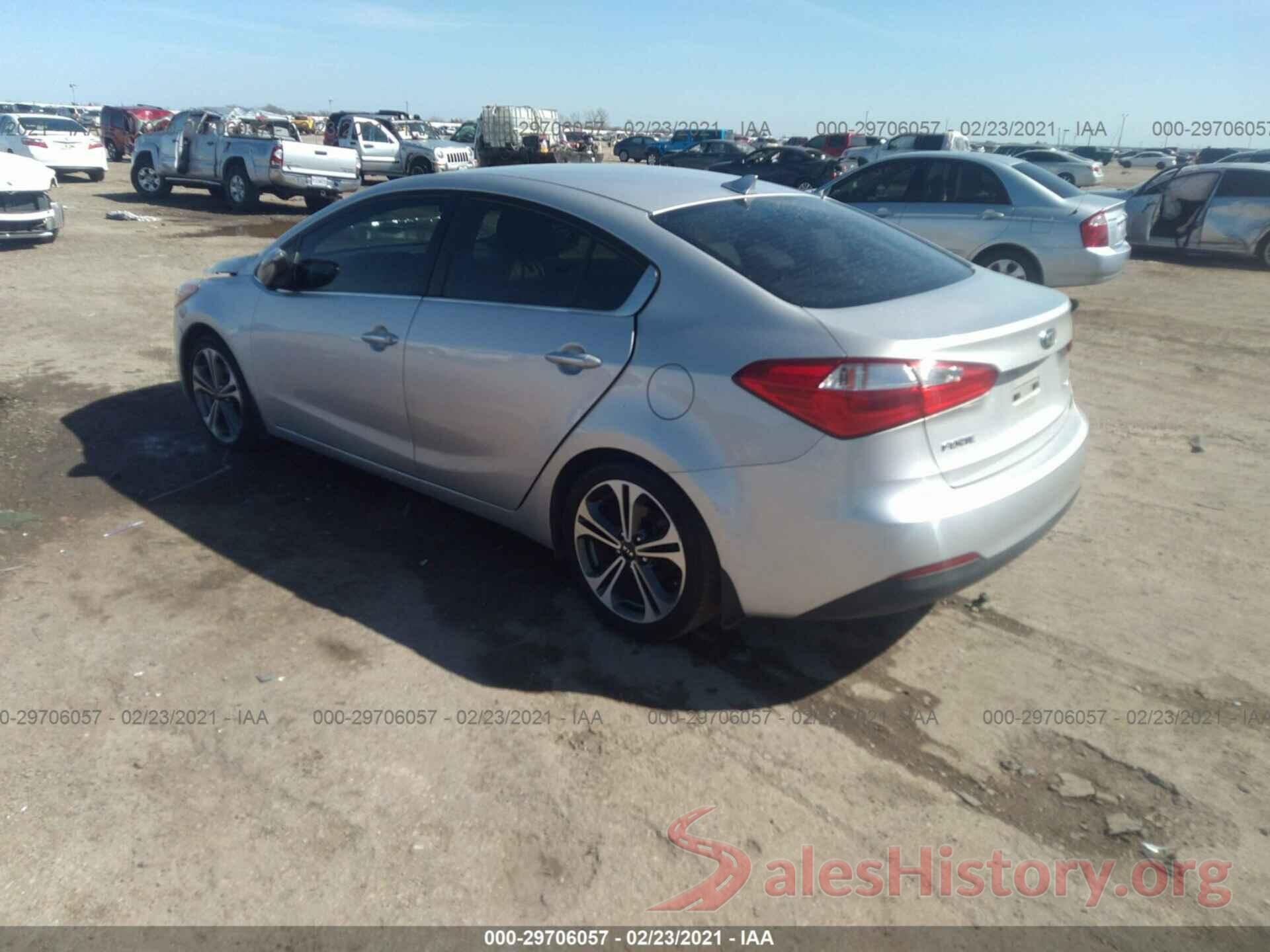 KNAFX4A89G5489414 2016 KIA FORTE