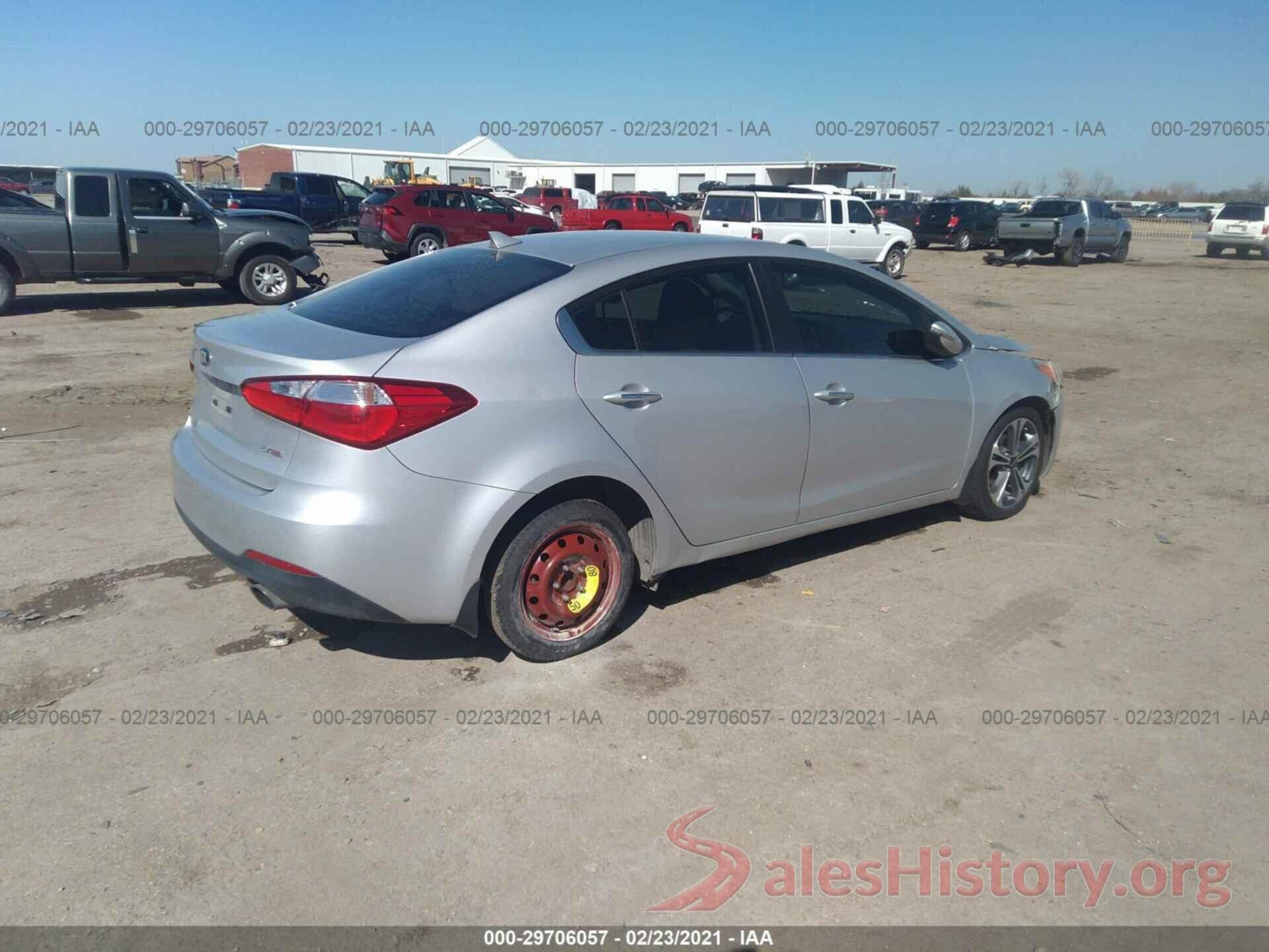 KNAFX4A89G5489414 2016 KIA FORTE