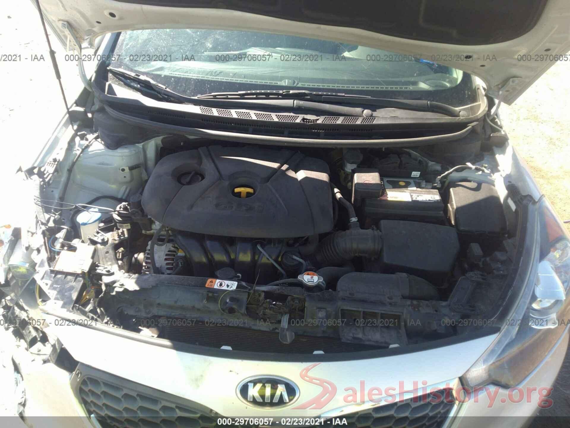 KNAFX4A89G5489414 2016 KIA FORTE