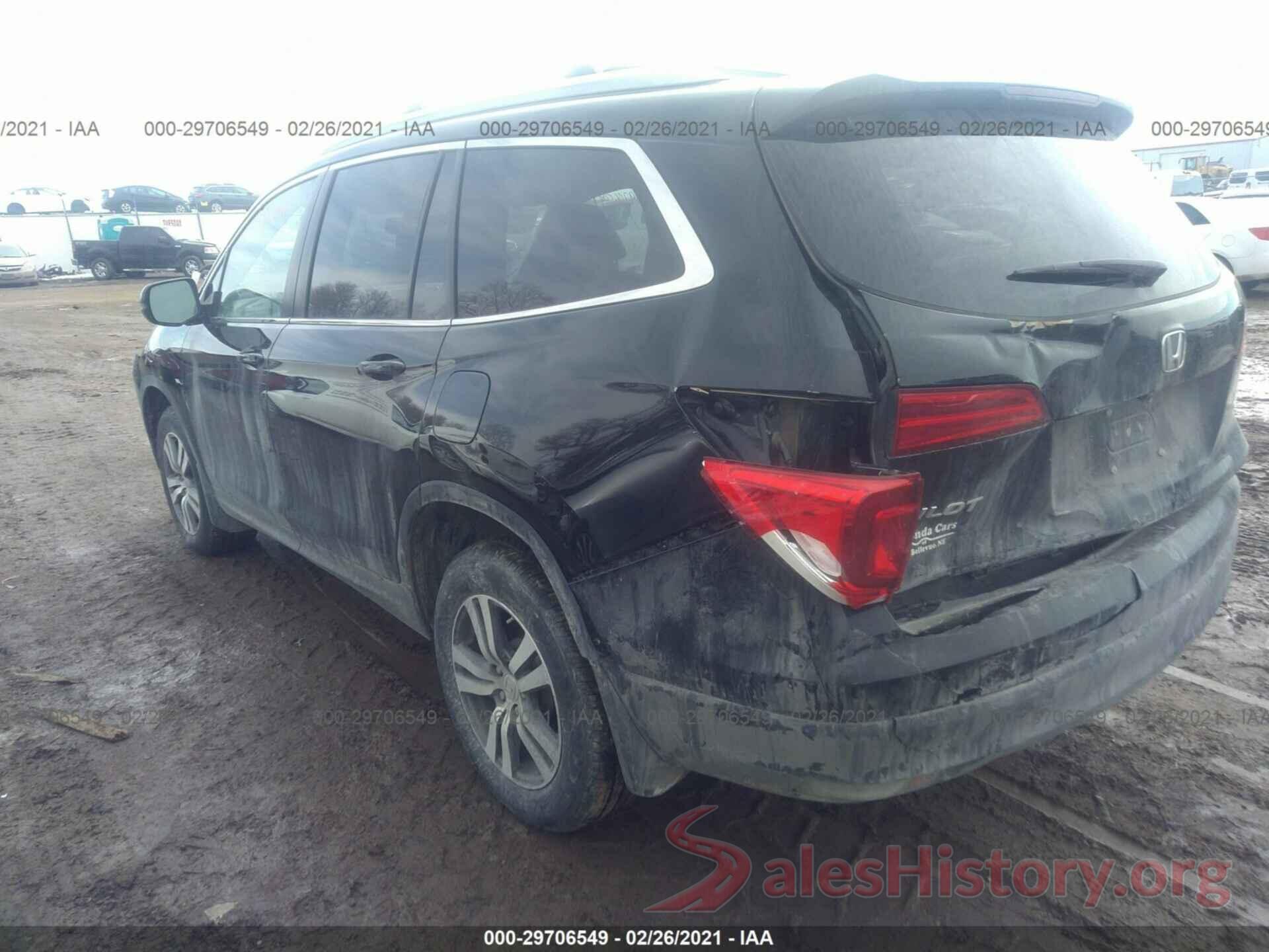 5FNYF6H72HB066522 2017 HONDA PILOT