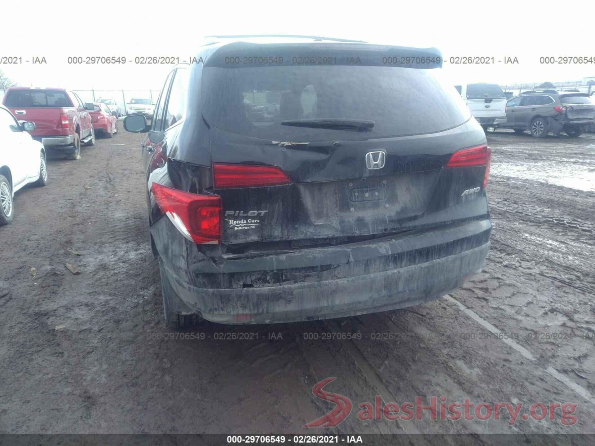 5FNYF6H72HB066522 2017 HONDA PILOT