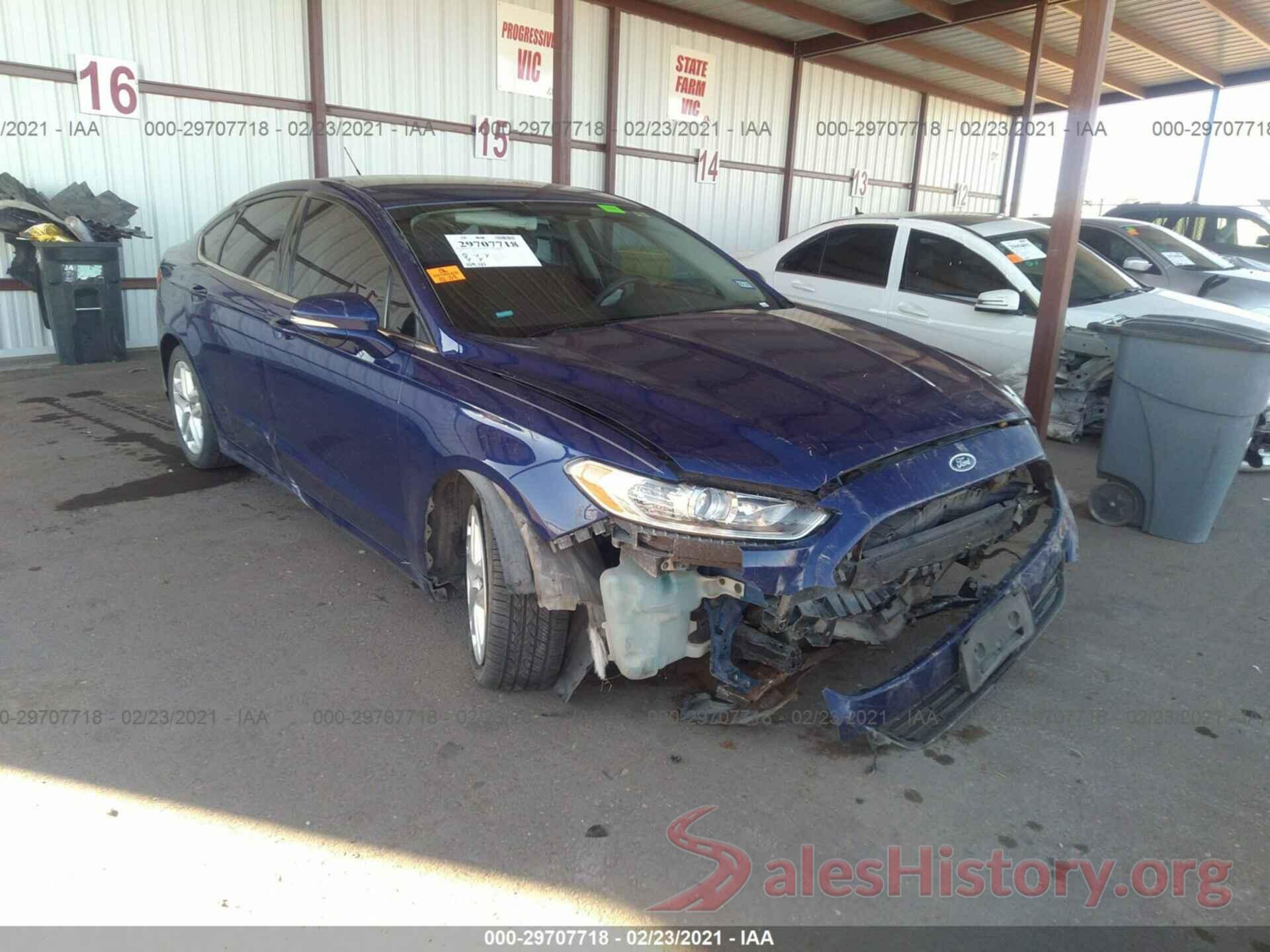 3FA6P0H7XGR143237 2016 FORD FUSION