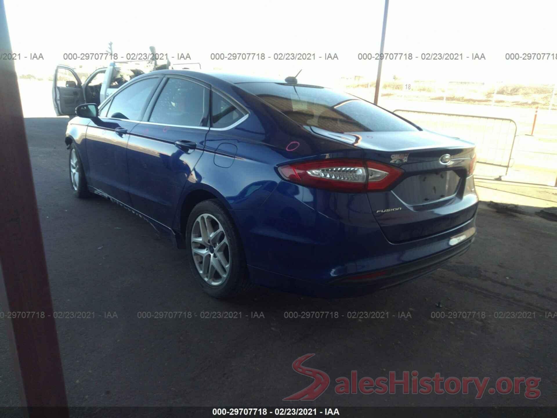 3FA6P0H7XGR143237 2016 FORD FUSION