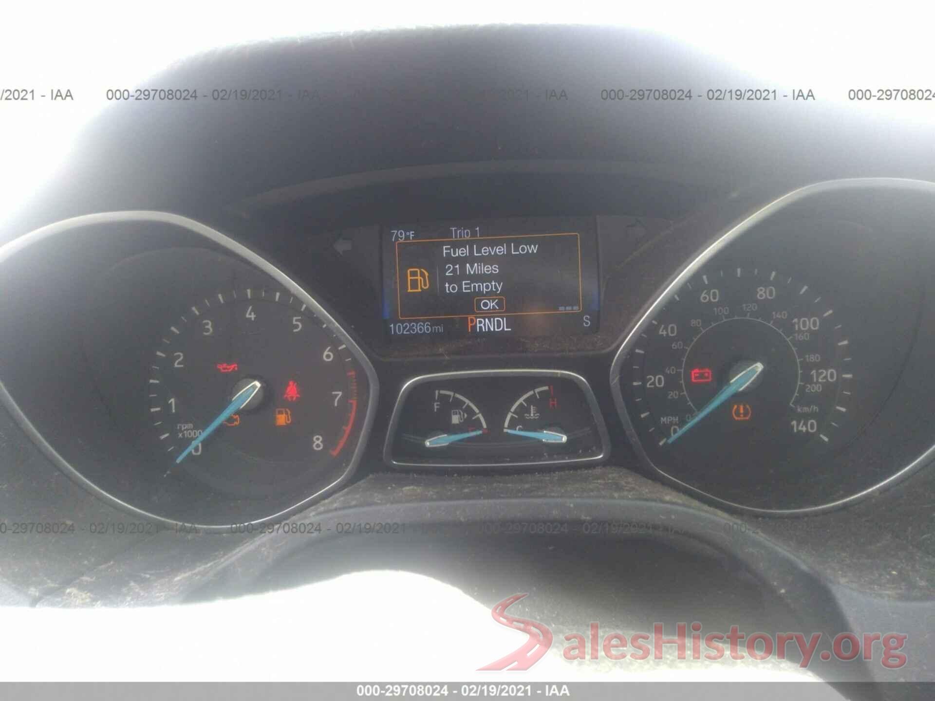 1FADP3F23GL296640 2016 FORD FOCUS