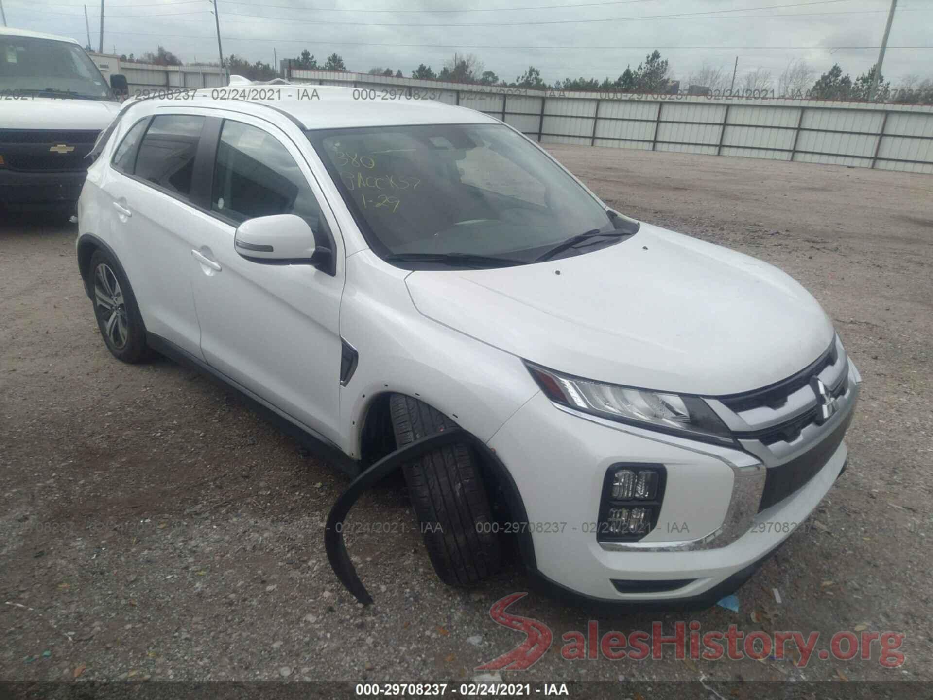 JA4AR3AUXLU018865 2020 MITSUBISHI OUTLANDER SPORT