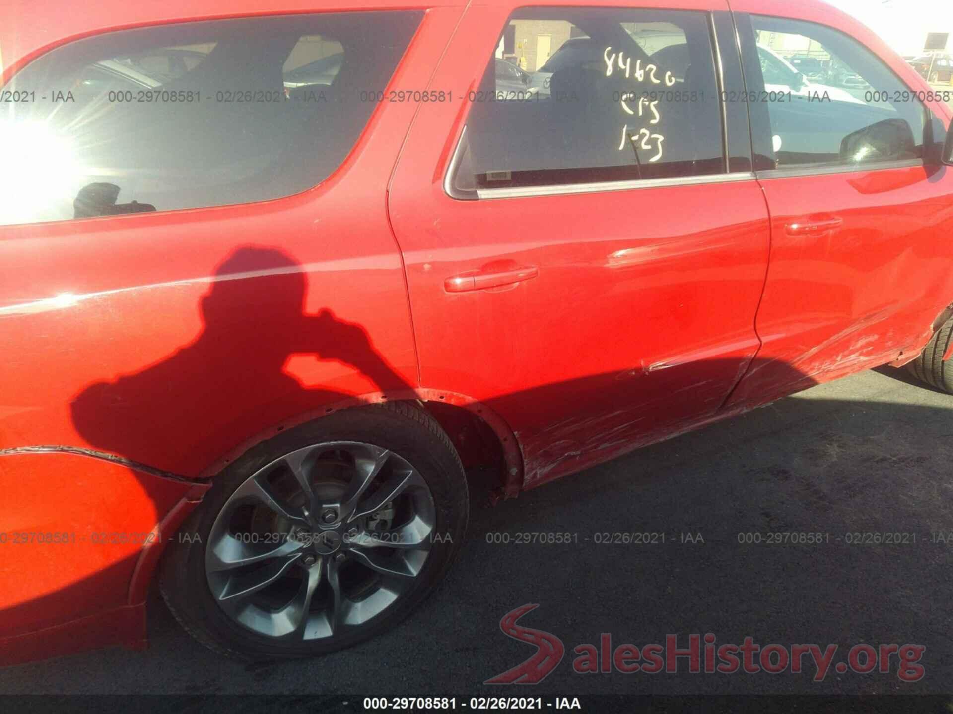 1C4RDJDG3KC744332 2019 DODGE DURANGO