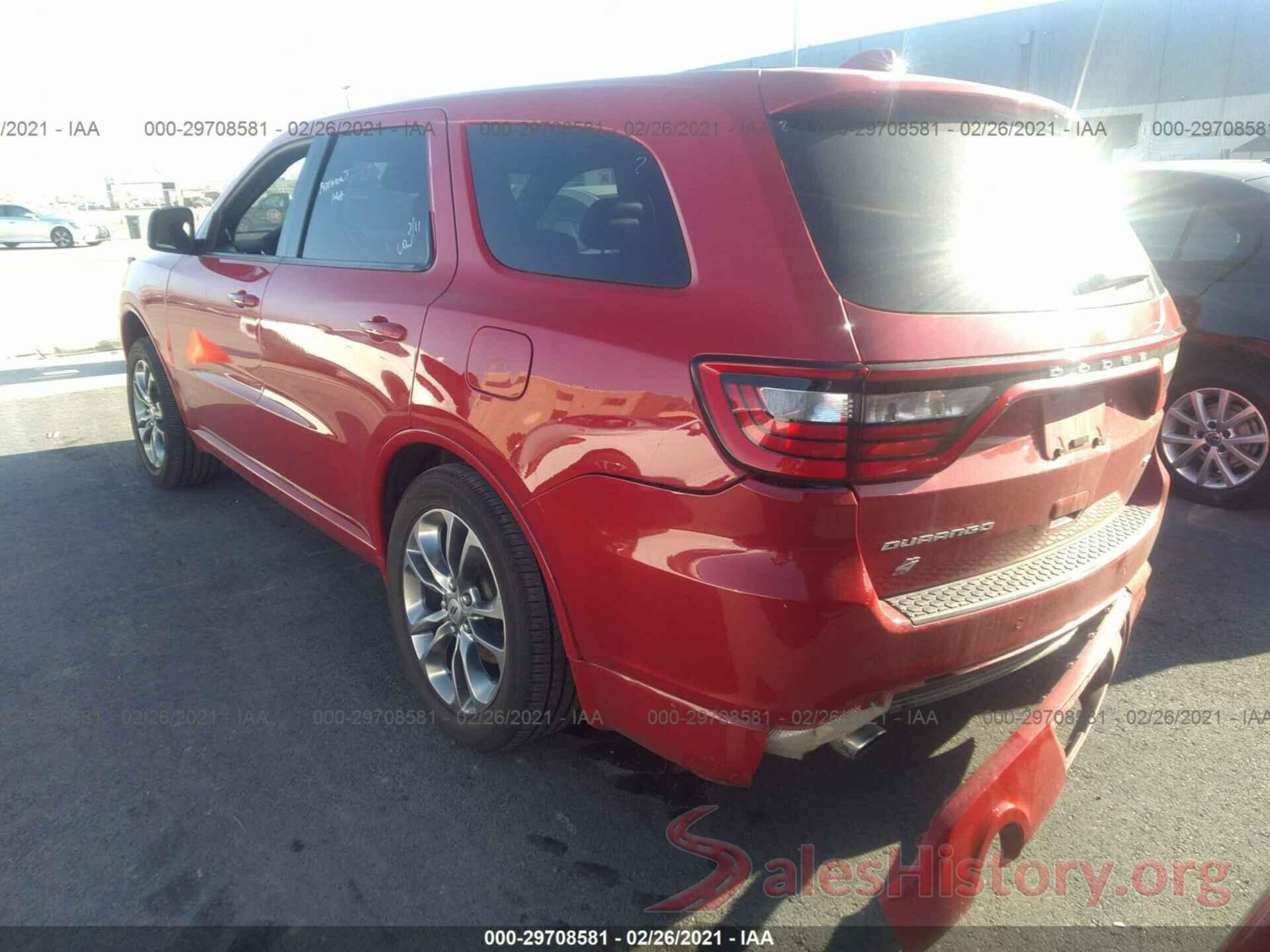 1C4RDJDG3KC744332 2019 DODGE DURANGO