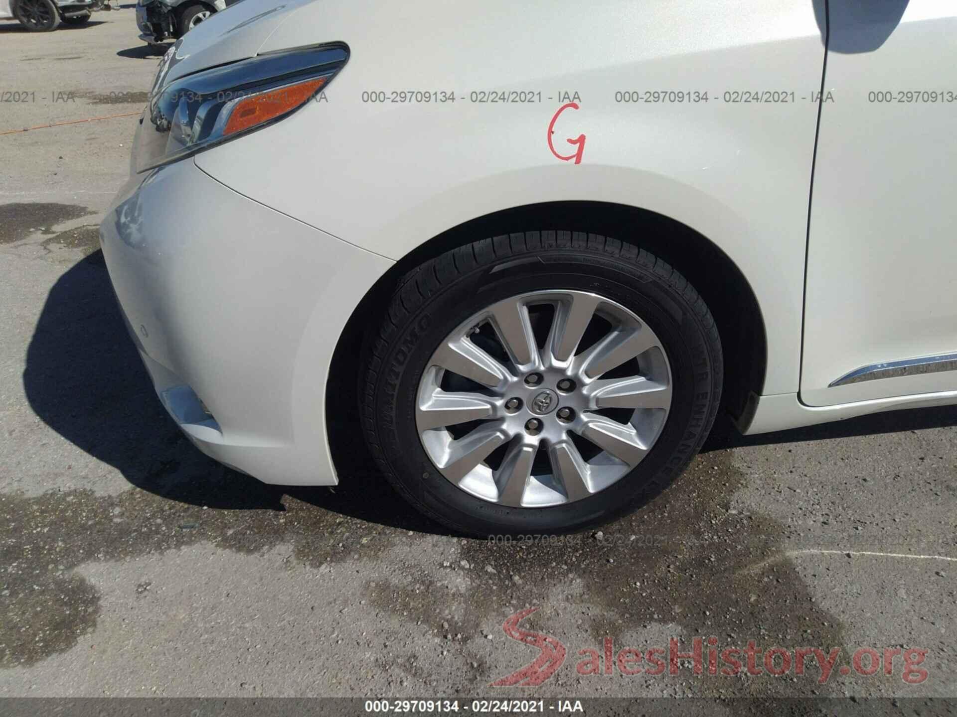 5TDYK3DC8GS764494 2016 TOYOTA SIENNA