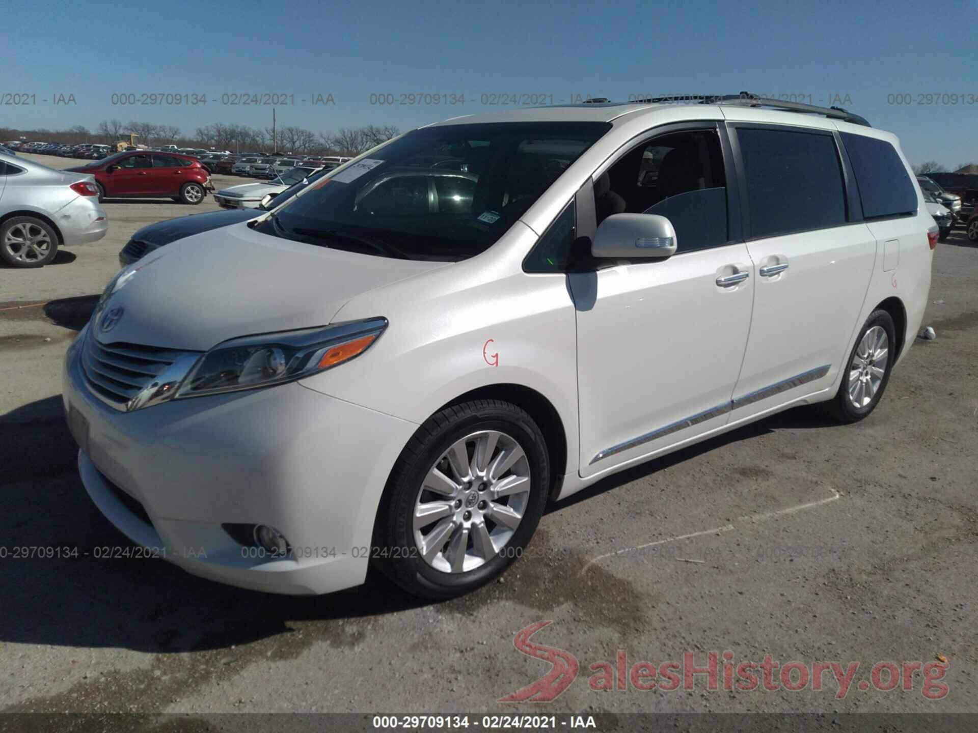 5TDYK3DC8GS764494 2016 TOYOTA SIENNA