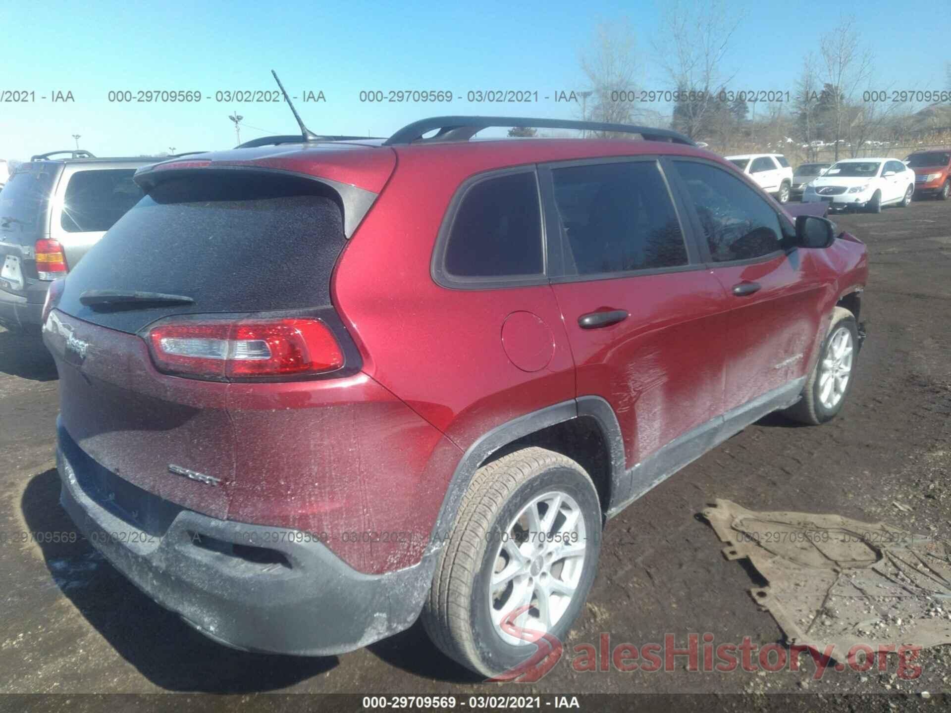 1C4PJLAB8HW577963 2017 JEEP CHEROKEE