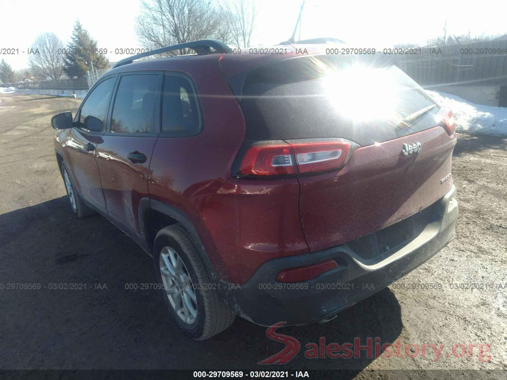 1C4PJLAB8HW577963 2017 JEEP CHEROKEE