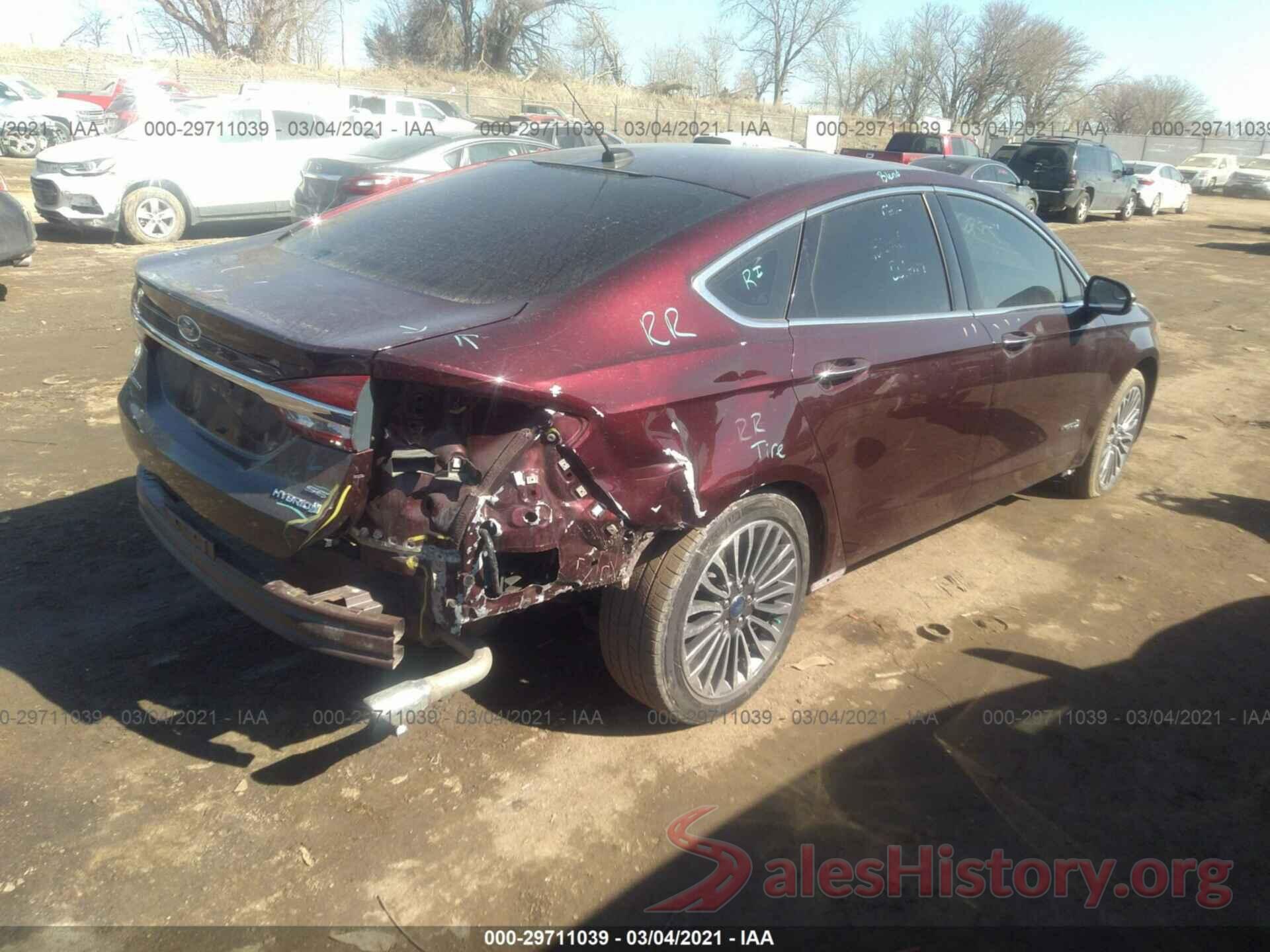 3FA6P0LU7JR260276 2018 FORD FUSION HYBRID