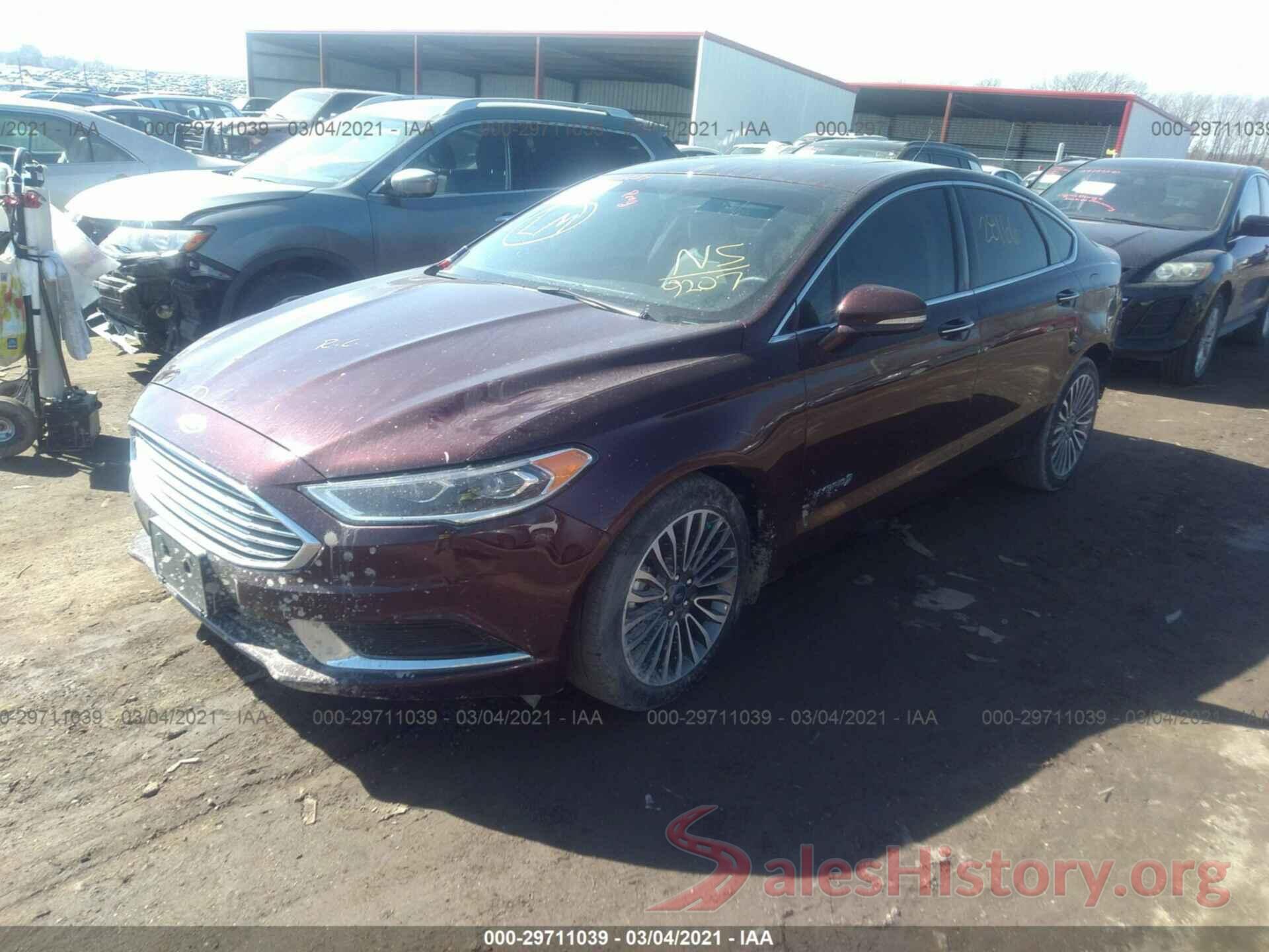 3FA6P0LU7JR260276 2018 FORD FUSION HYBRID