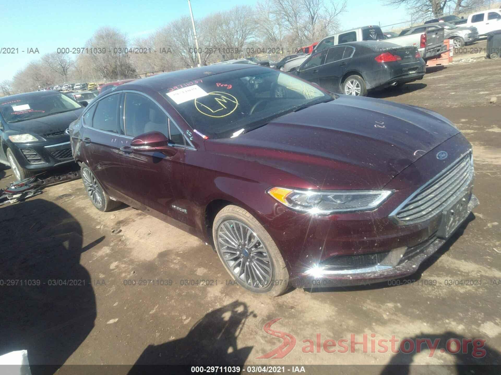 3FA6P0LU7JR260276 2018 FORD FUSION HYBRID