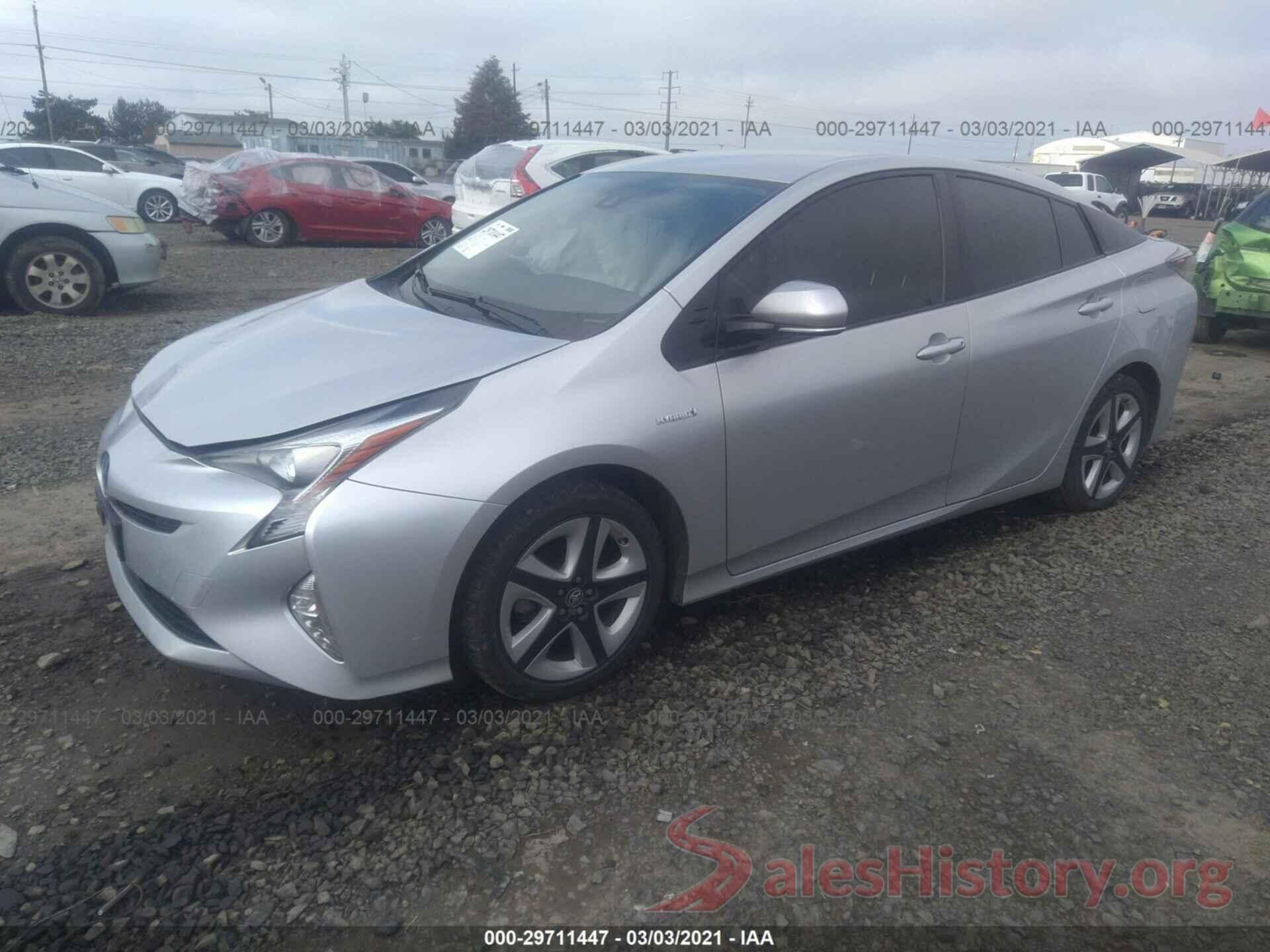 JTDKARFU9G3002634 2016 TOYOTA PRIUS