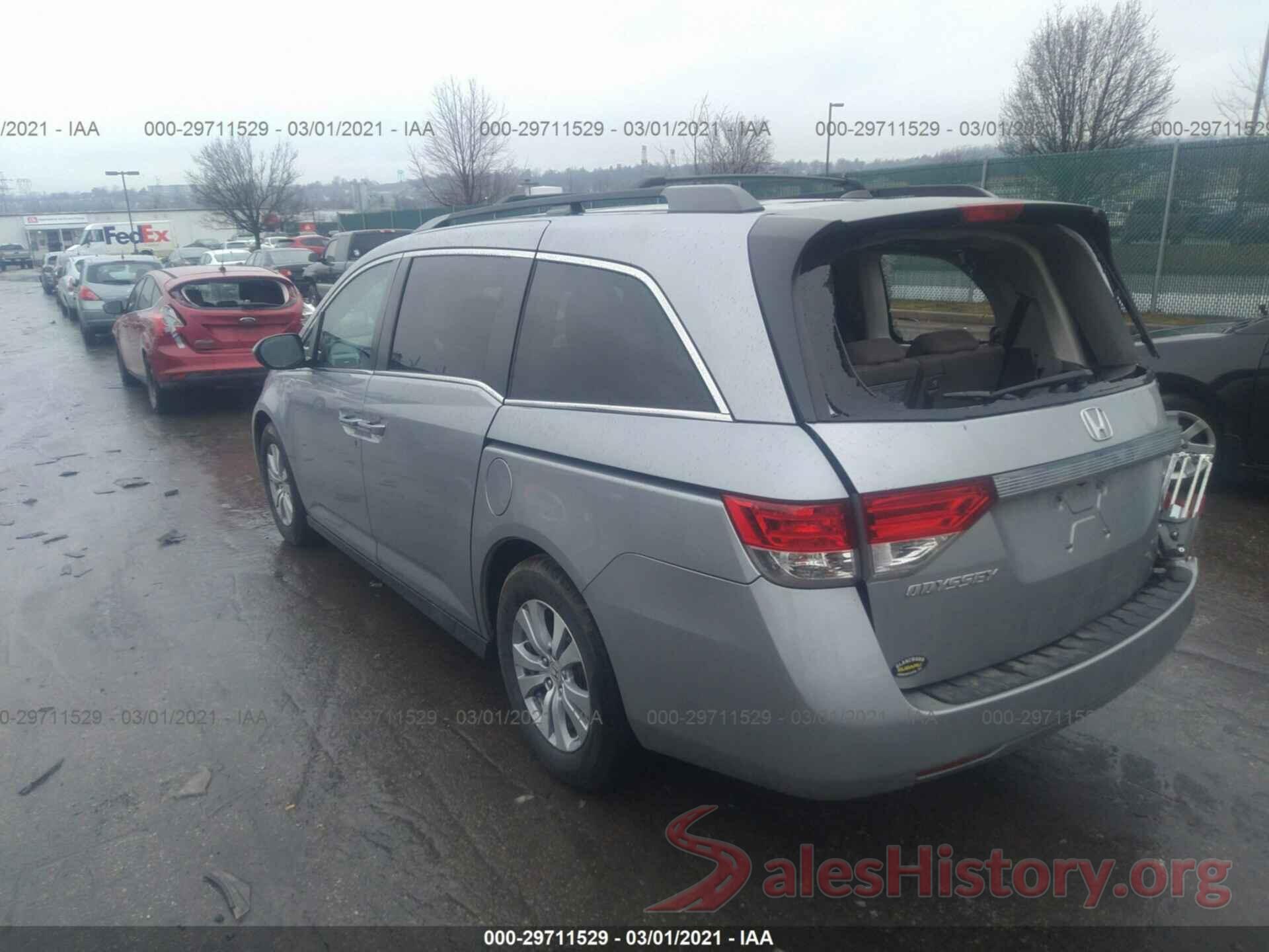 5FNRL5H31GB065591 2016 HONDA ODYSSEY