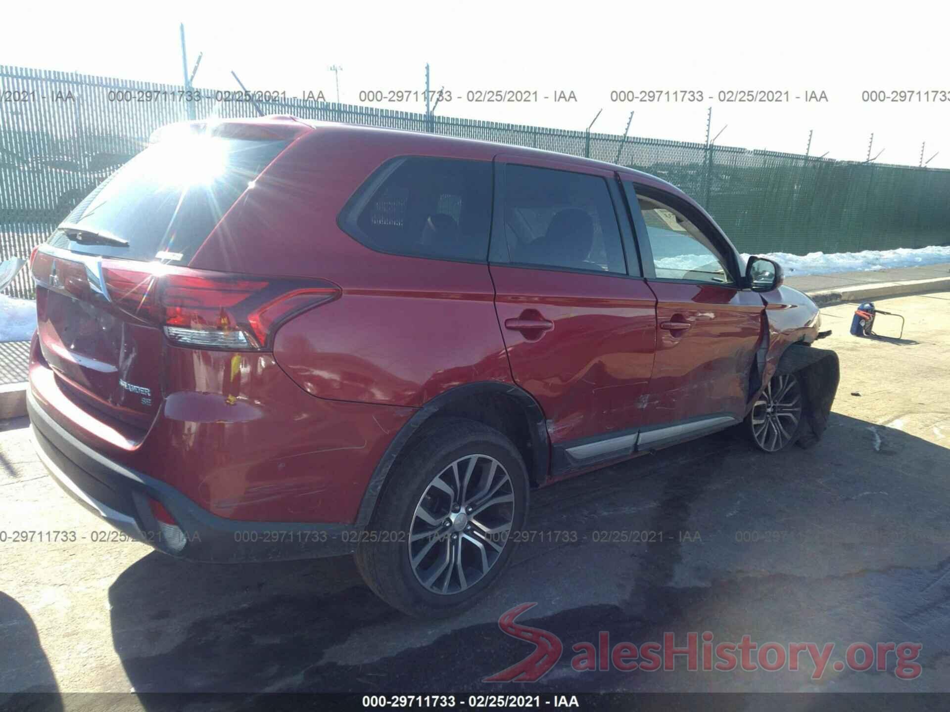 JA4AZ3A38GZ007105 2016 MITSUBISHI OUTLANDER