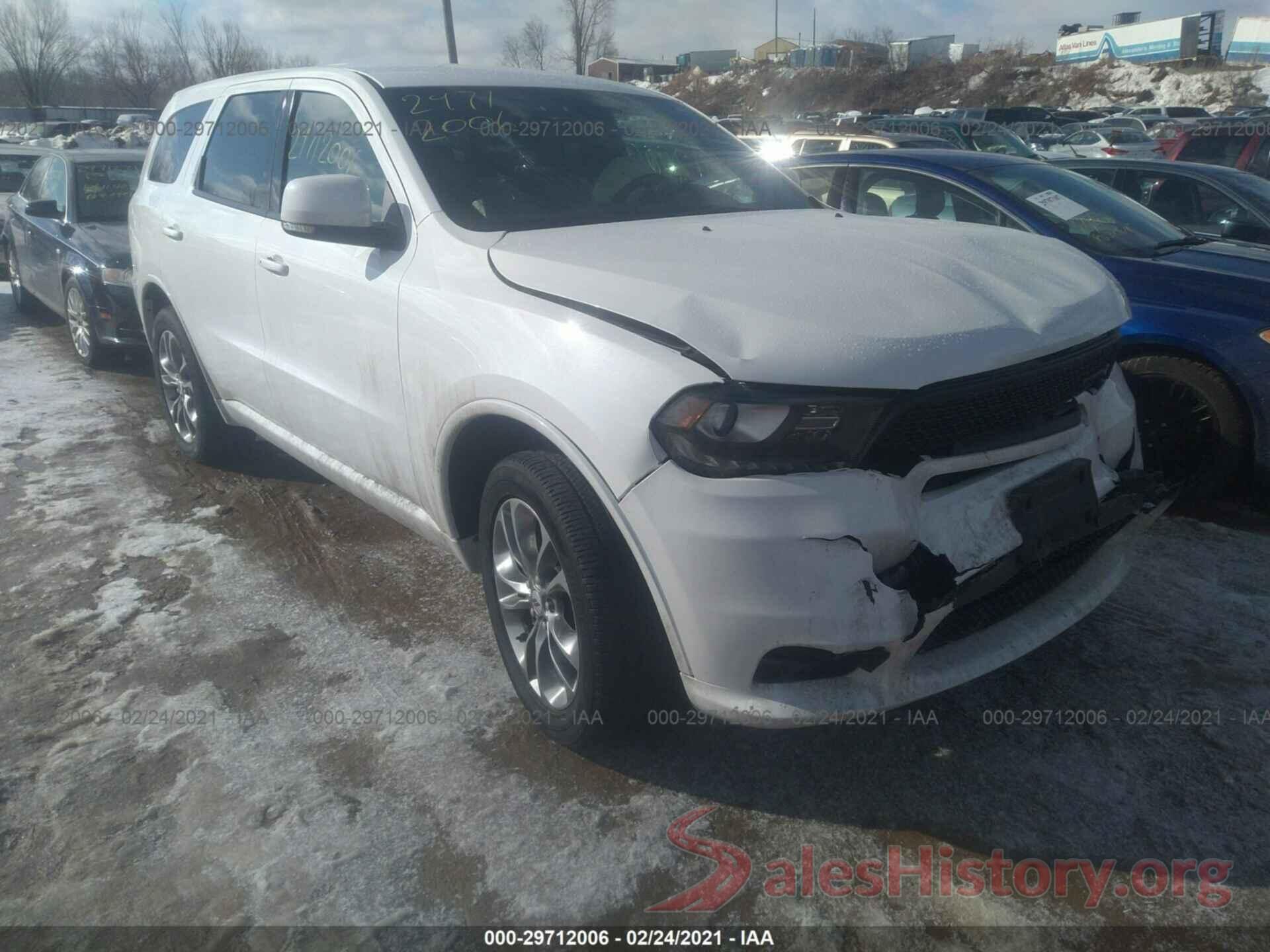 1C4RDJDGXKC576074 2019 DODGE DURANGO