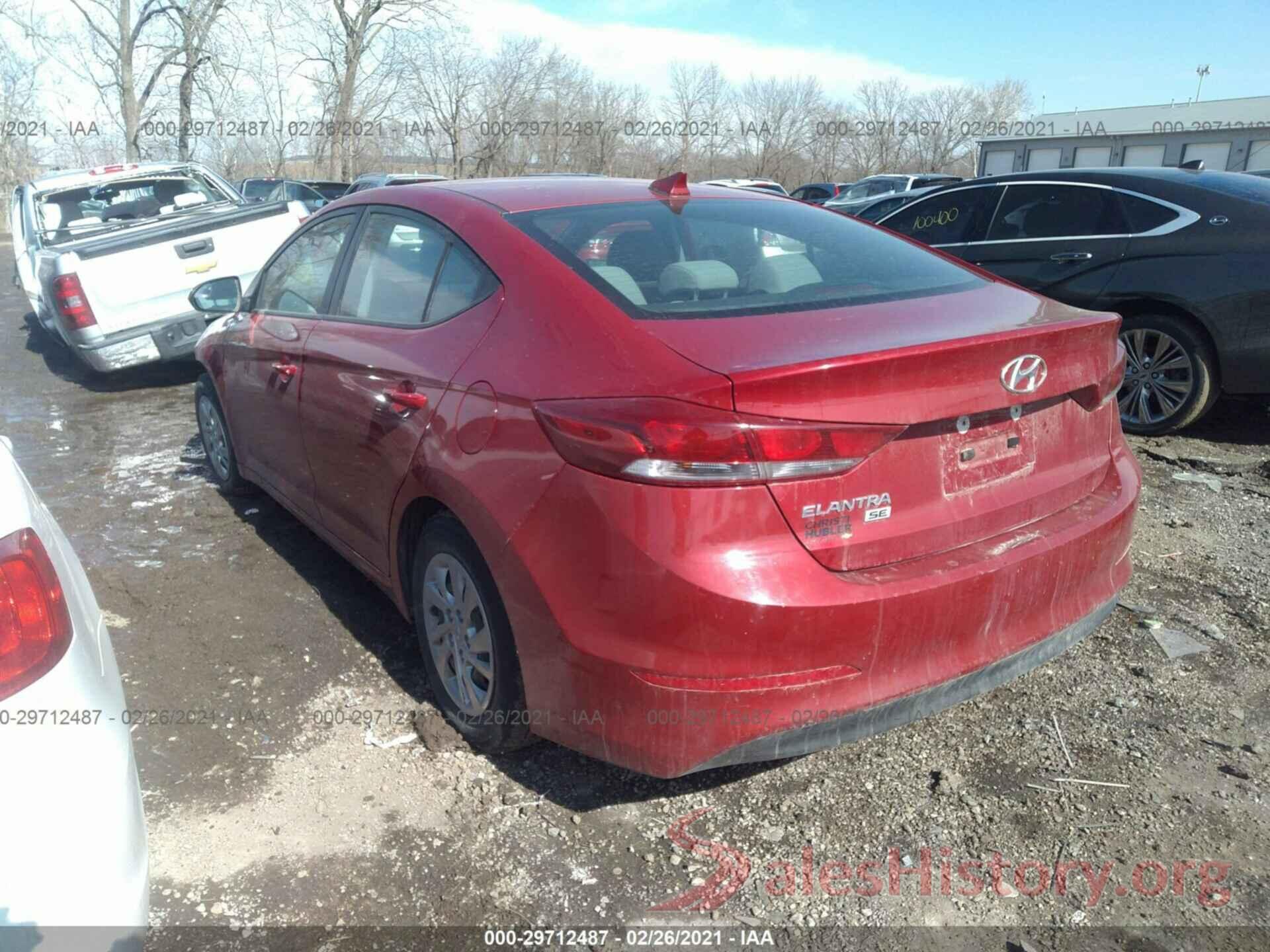 KMHD74LF5HU121367 2017 HYUNDAI ELANTRA