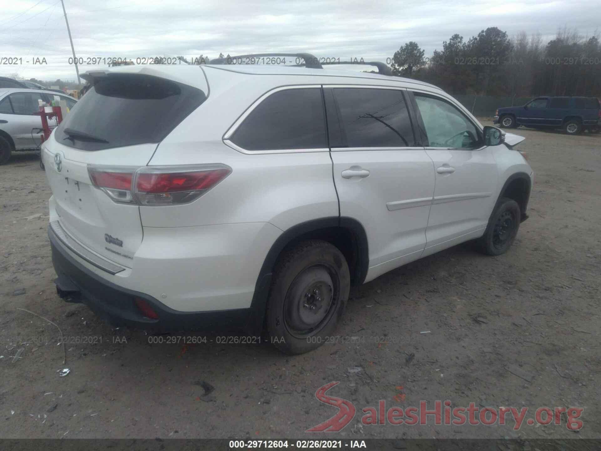 5TDDKRFHXGS273242 2016 TOYOTA HIGHLANDER