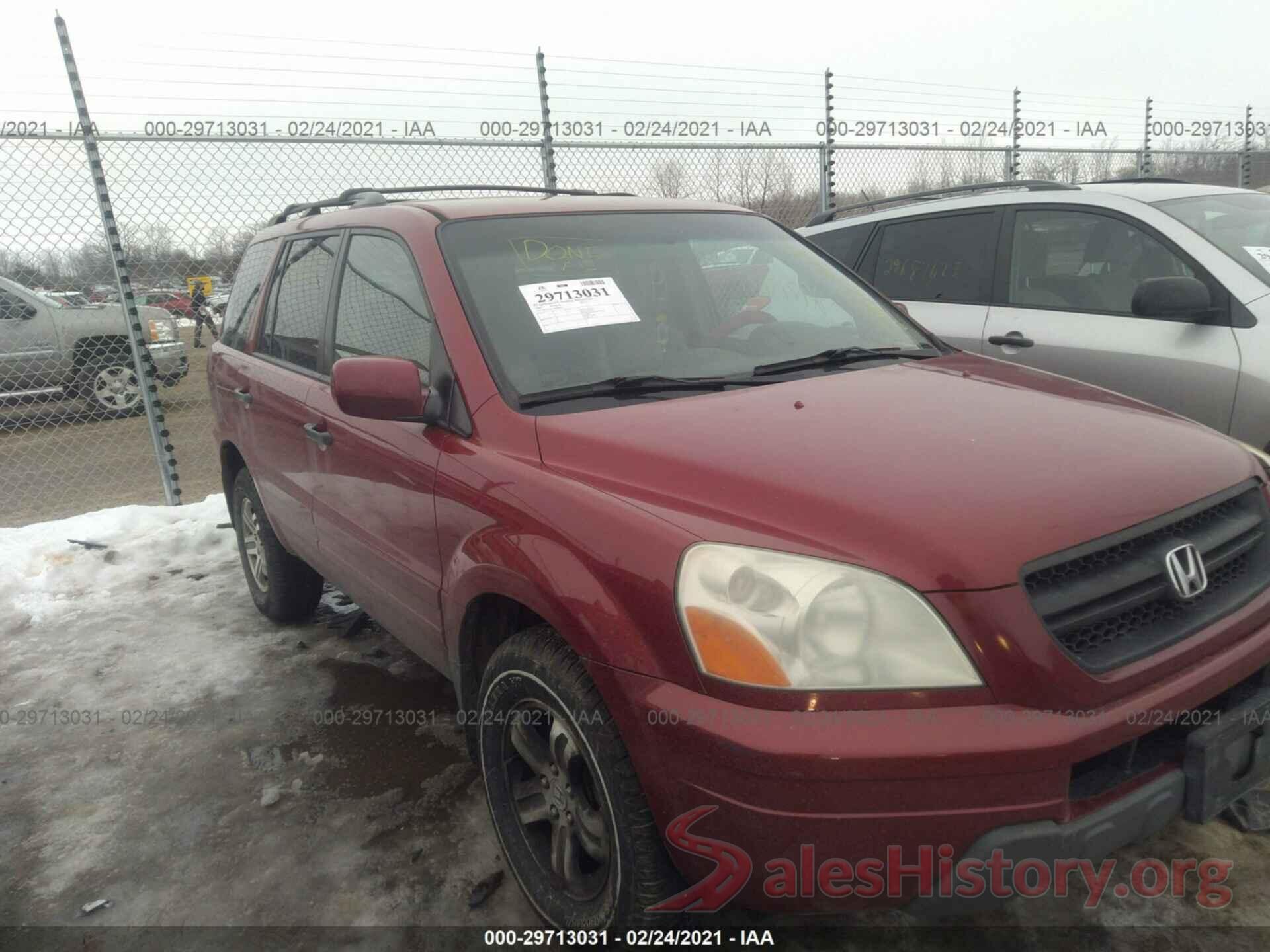 5TFEM5F18GX100078 2004 HONDA PILOT