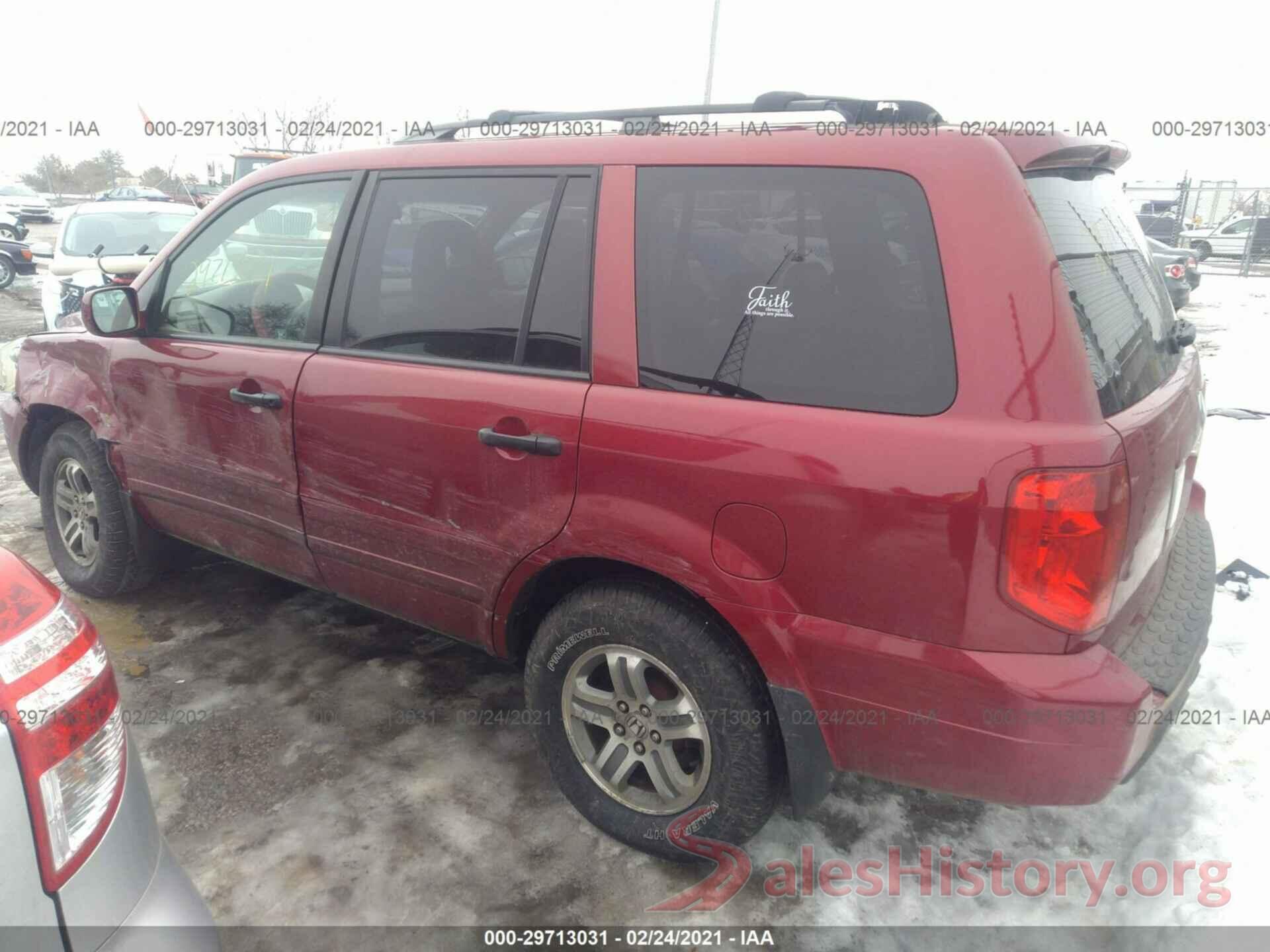 5TFEM5F18GX100078 2004 HONDA PILOT