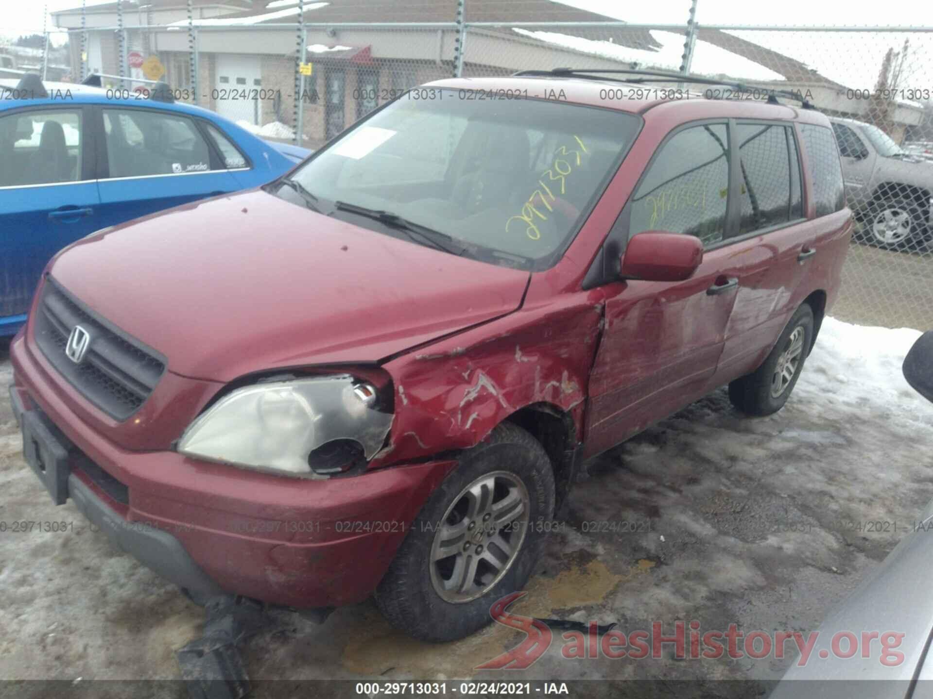 5TFEM5F18GX100078 2004 HONDA PILOT