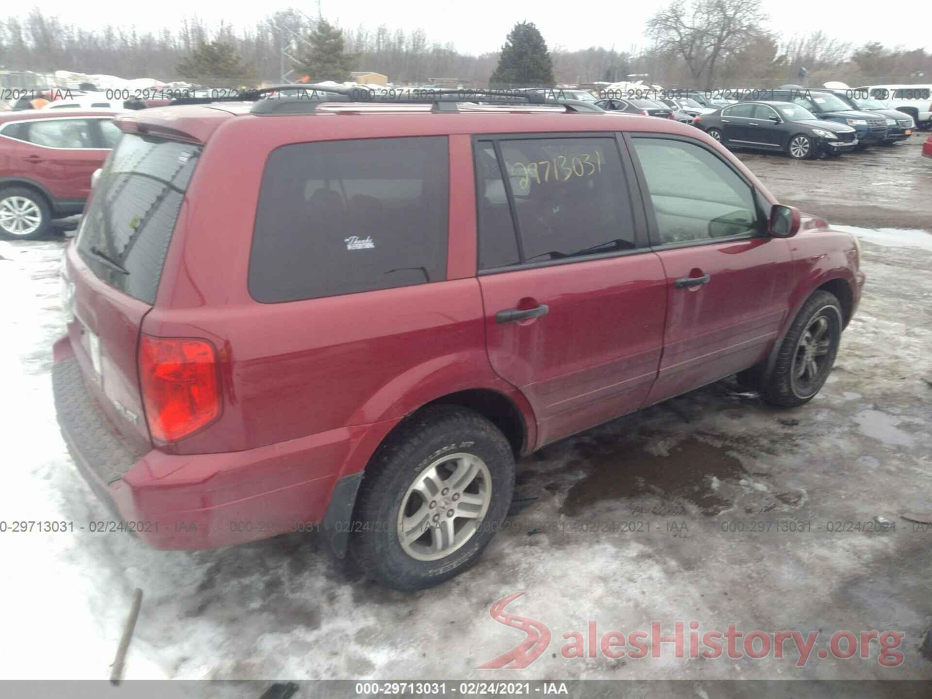 5TFEM5F18GX100078 2004 HONDA PILOT