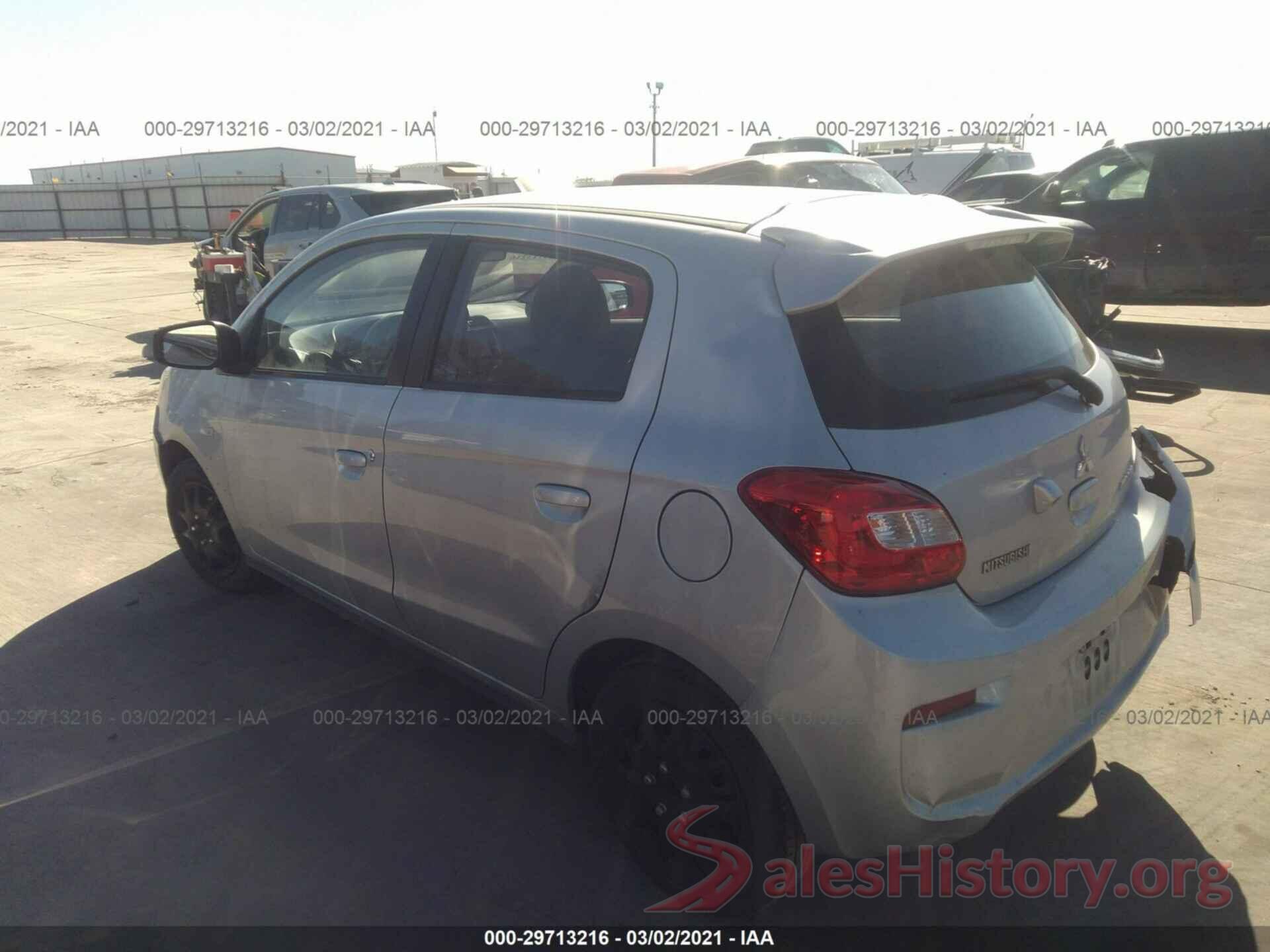 ML32A3HJ1JH007503 2018 MITSUBISHI MIRAGE