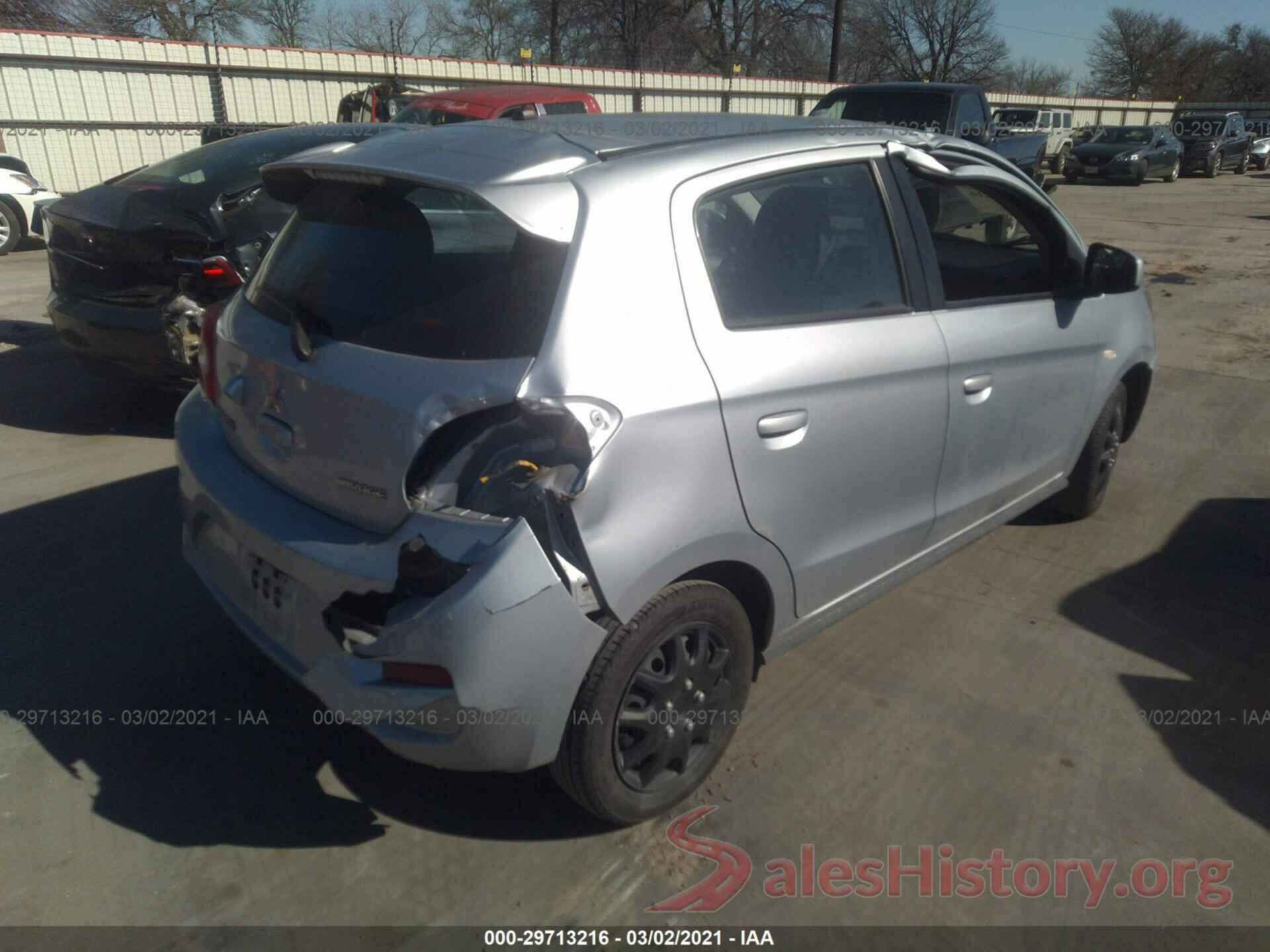 ML32A3HJ1JH007503 2018 MITSUBISHI MIRAGE