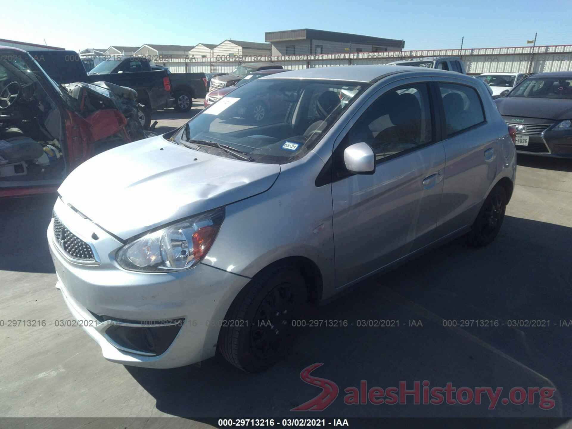 ML32A3HJ1JH007503 2018 MITSUBISHI MIRAGE