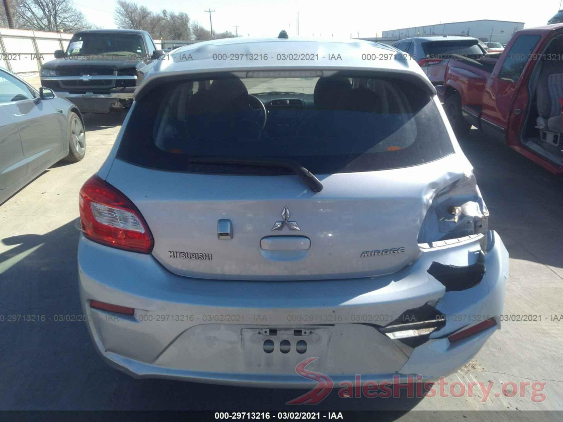 ML32A3HJ1JH007503 2018 MITSUBISHI MIRAGE