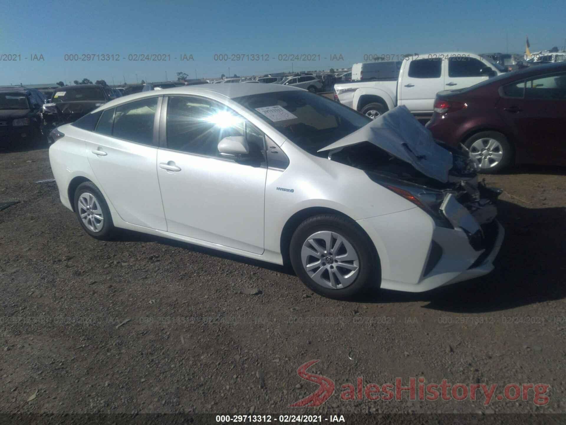 JTDKBRFU0H3037108 2017 TOYOTA PRIUS