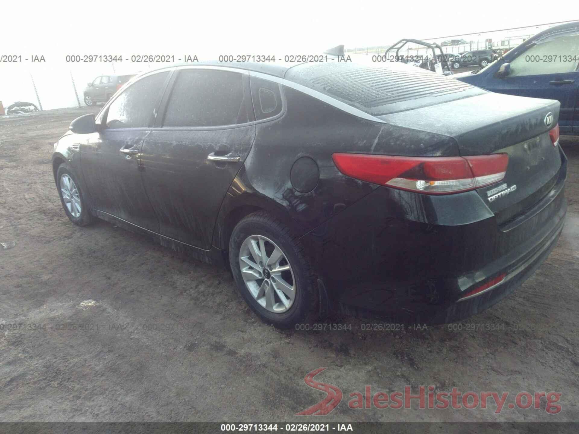 KNAGT4L34G5110725 2016 KIA OPTIMA